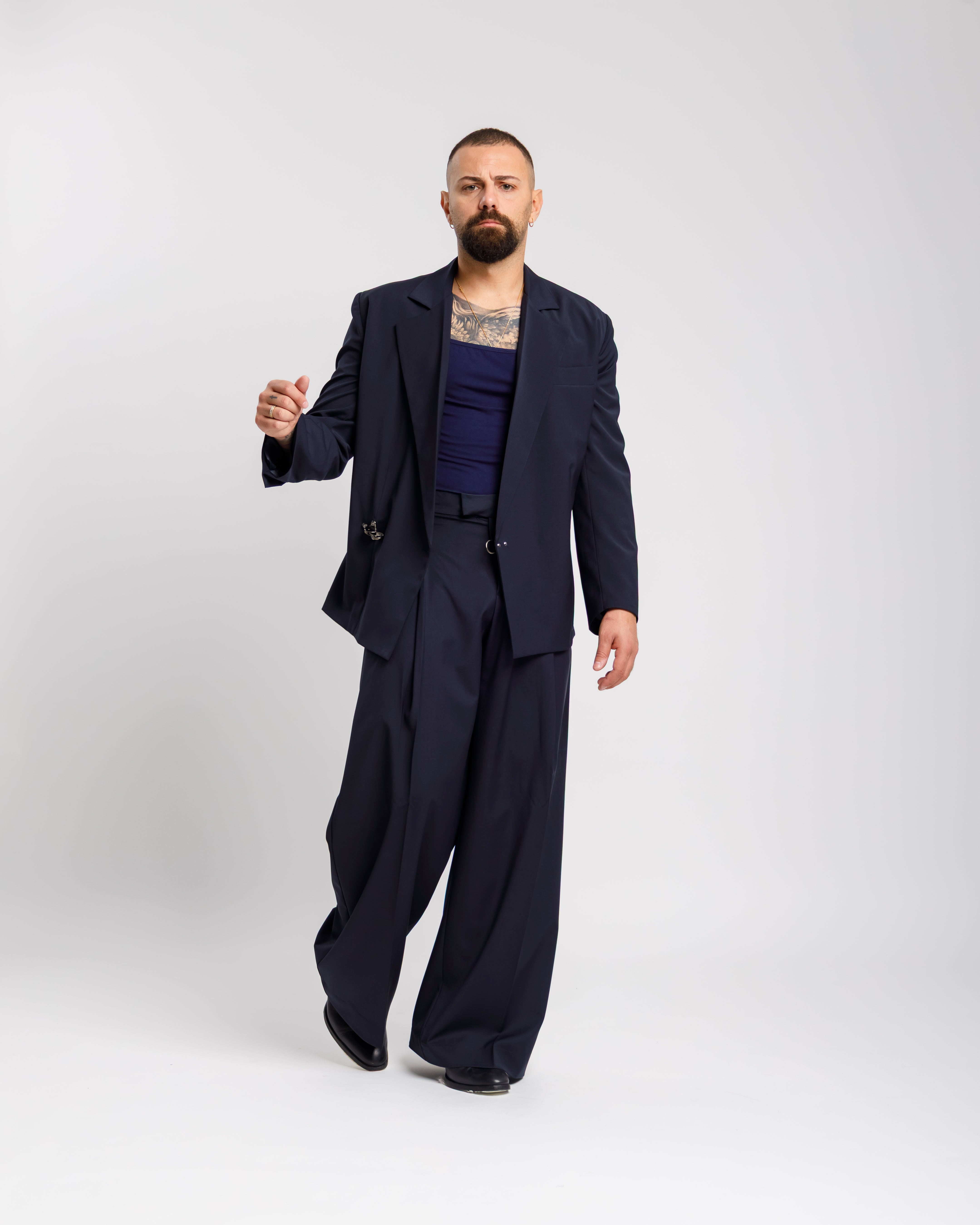 Pantaloni Wide Fit - Ma1031 Blu