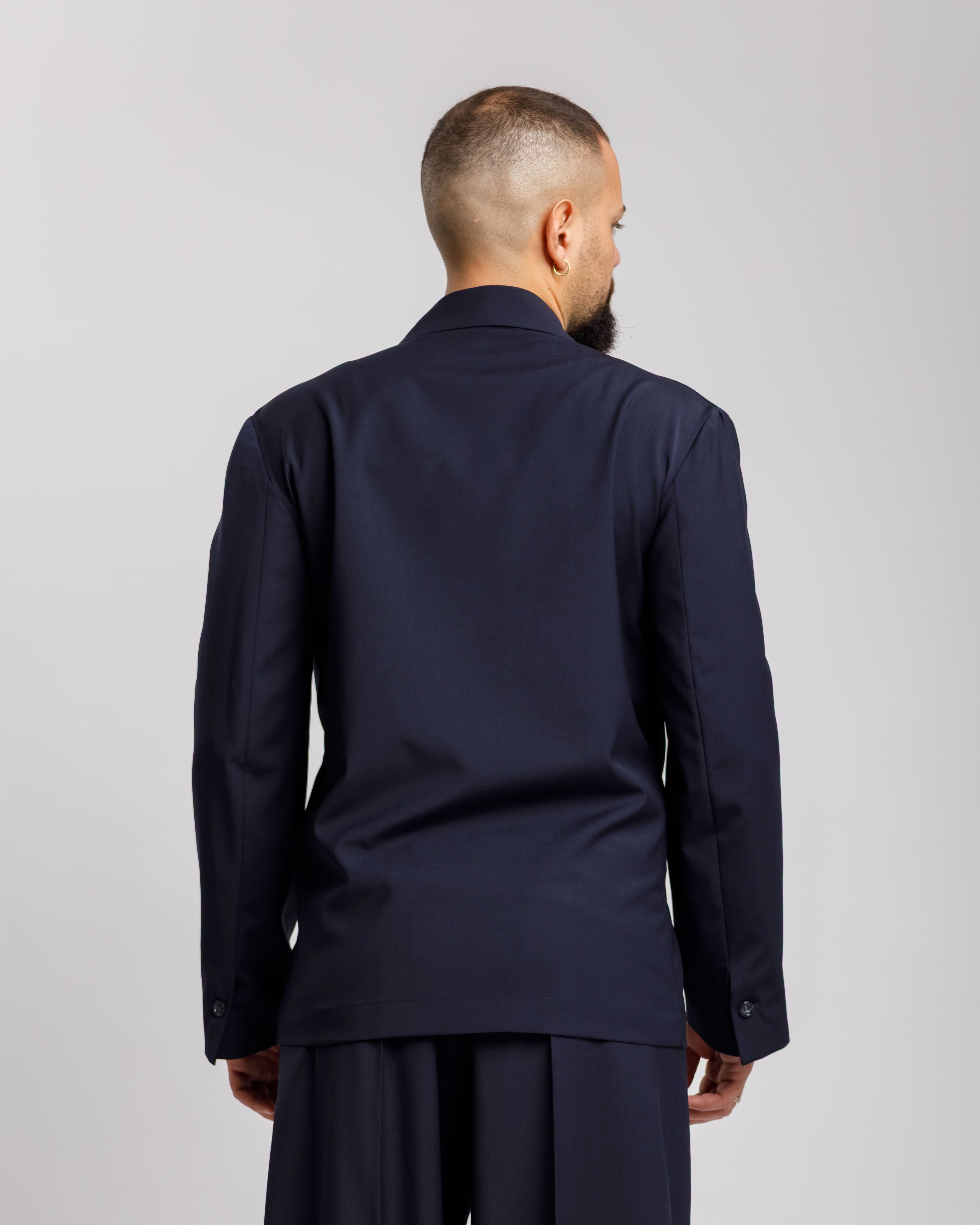 Giacca Crop Con Gancio - Ma1052 Blu