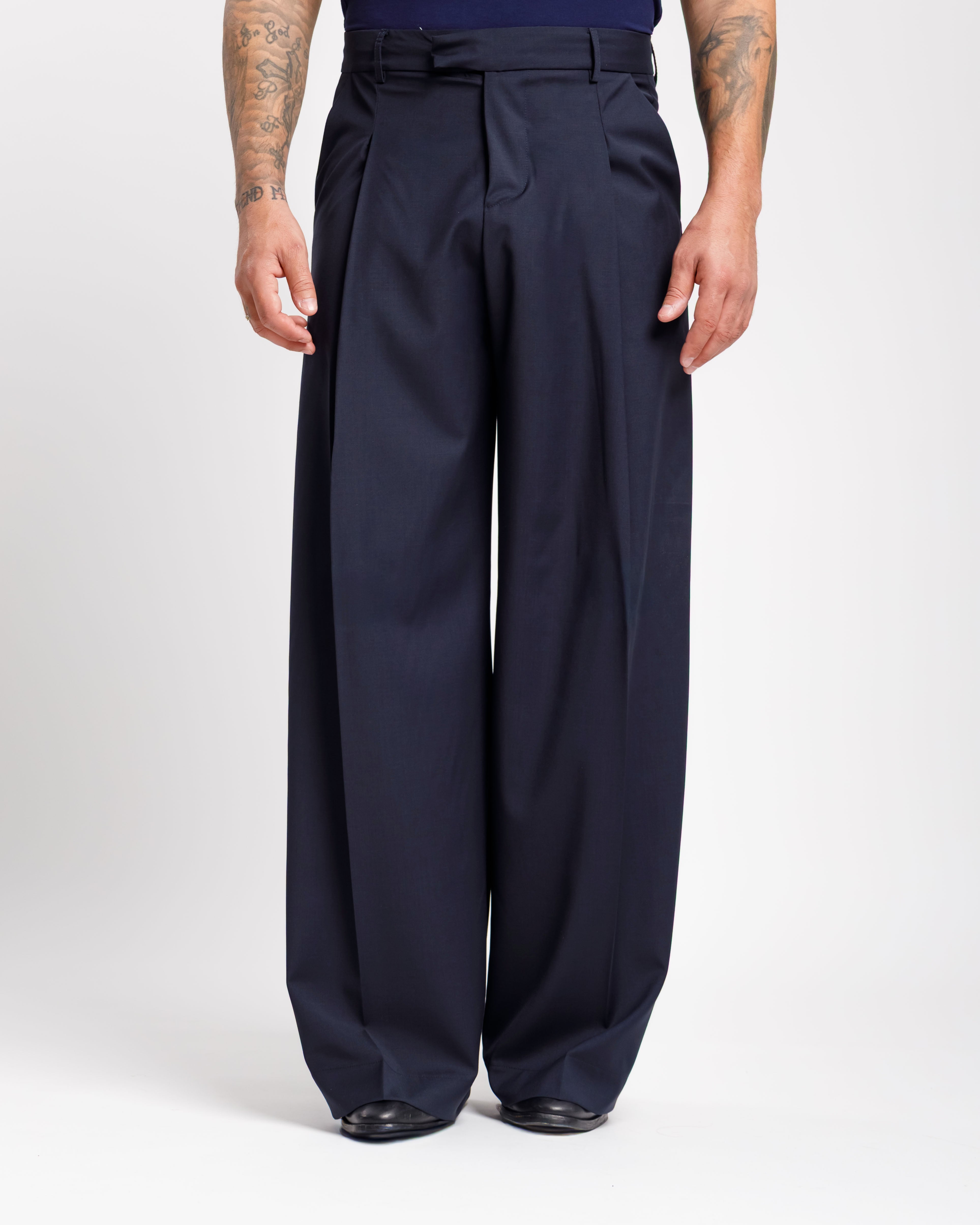 Pantaloni Wide Fit - Ma1031 Blu