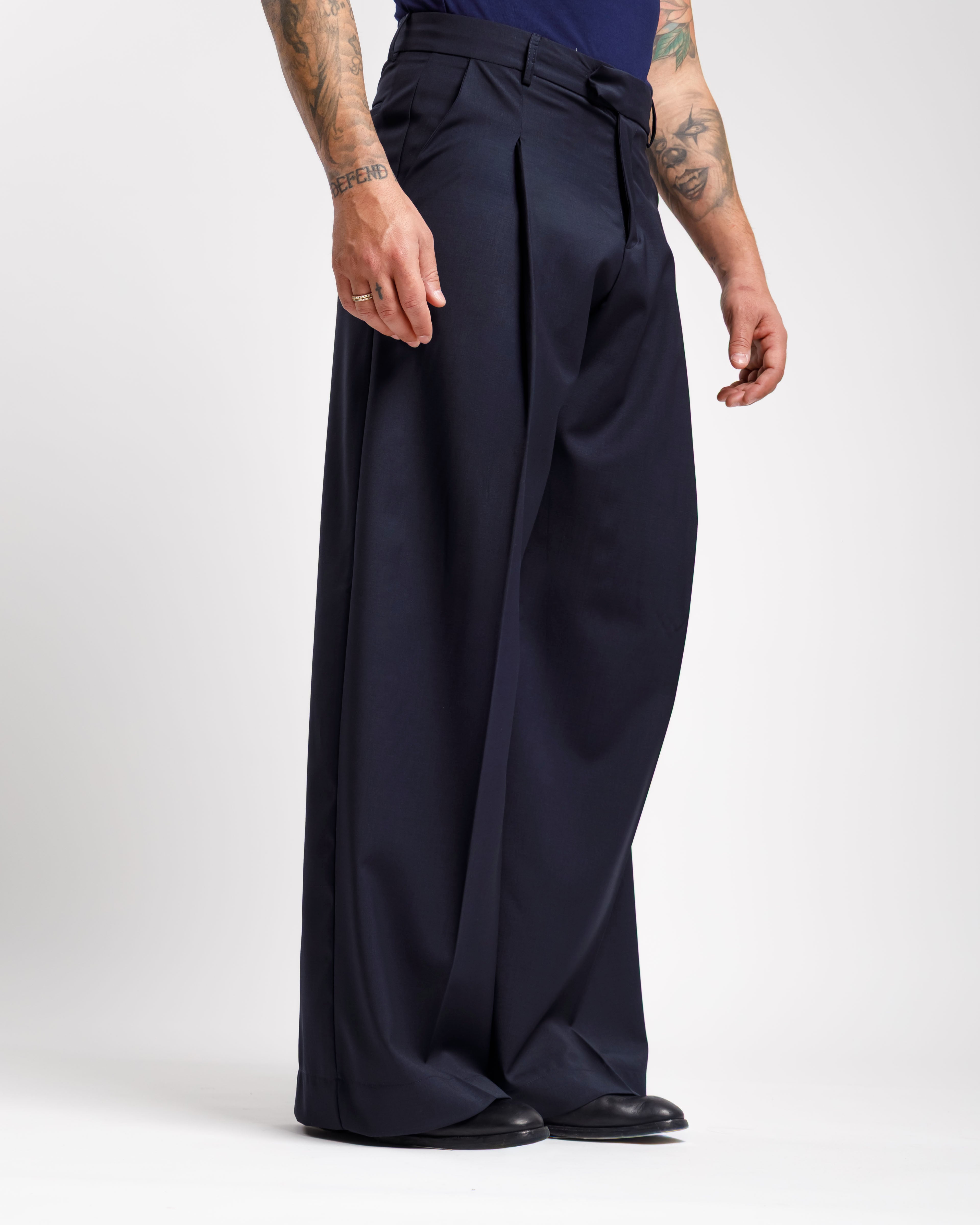 Pantaloni Wide Fit - Ma1031 Blu