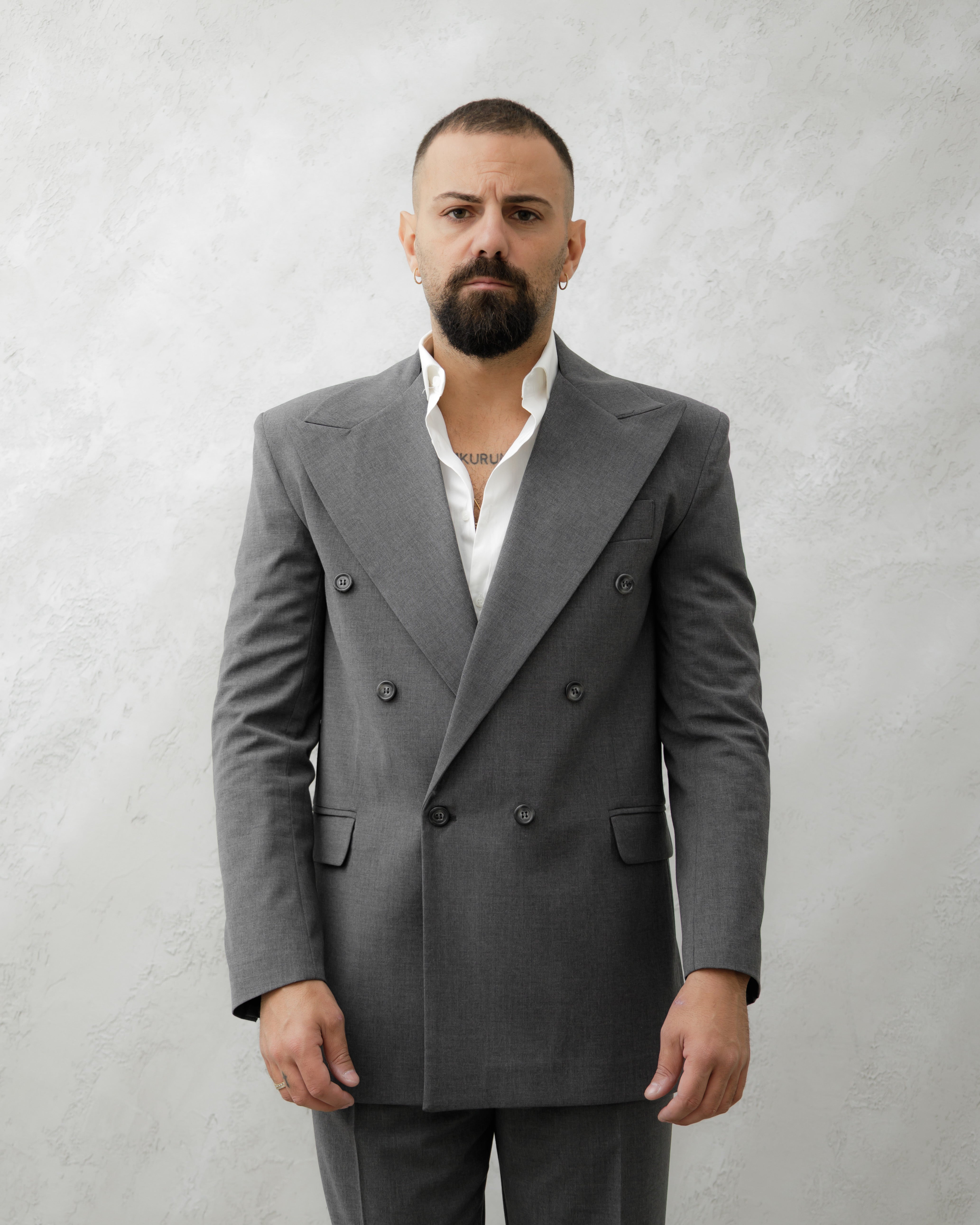 GIACCA PARIGI MA1029 GRIGIO