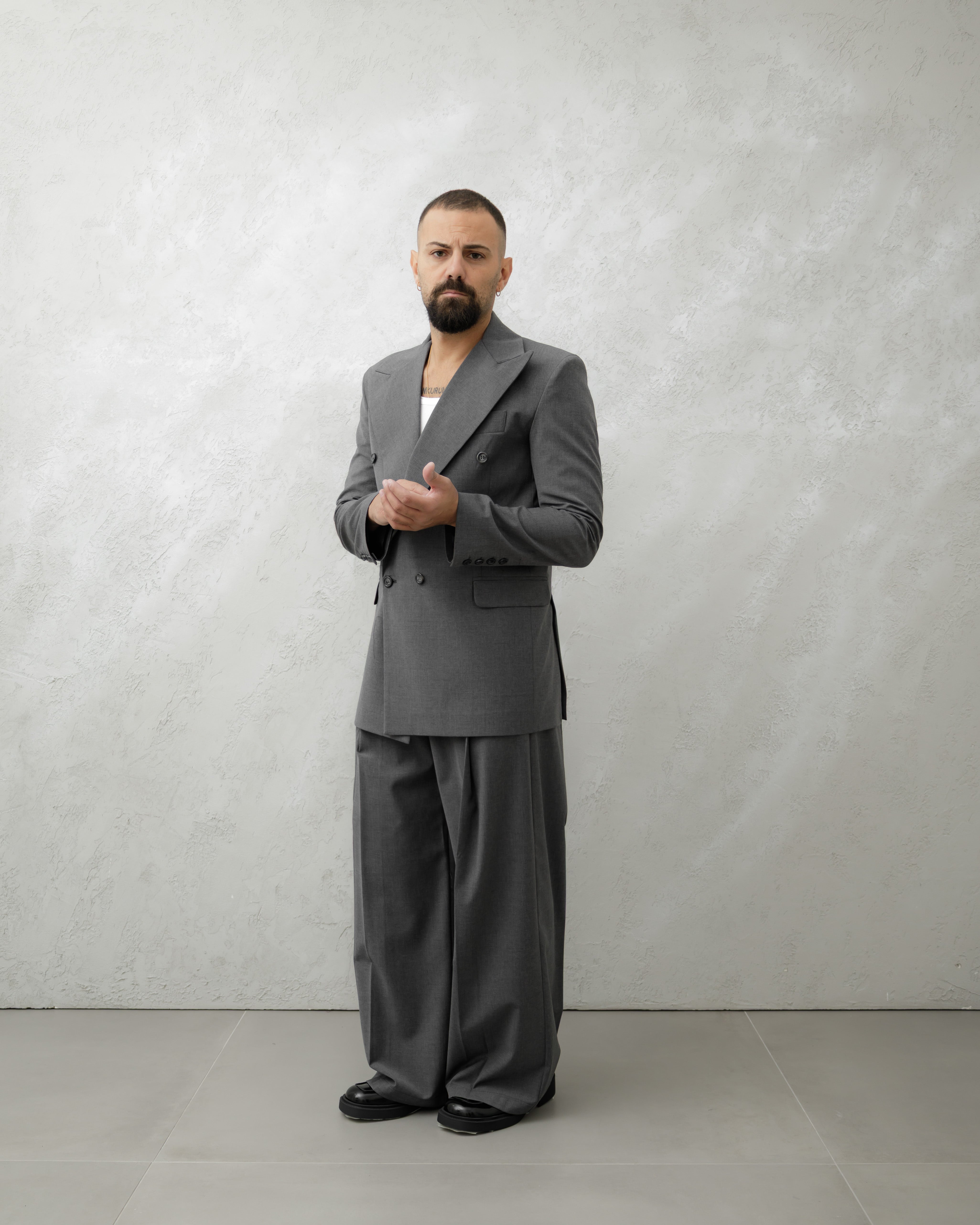 GIACCA PARIGI MA1029 GRIGIO