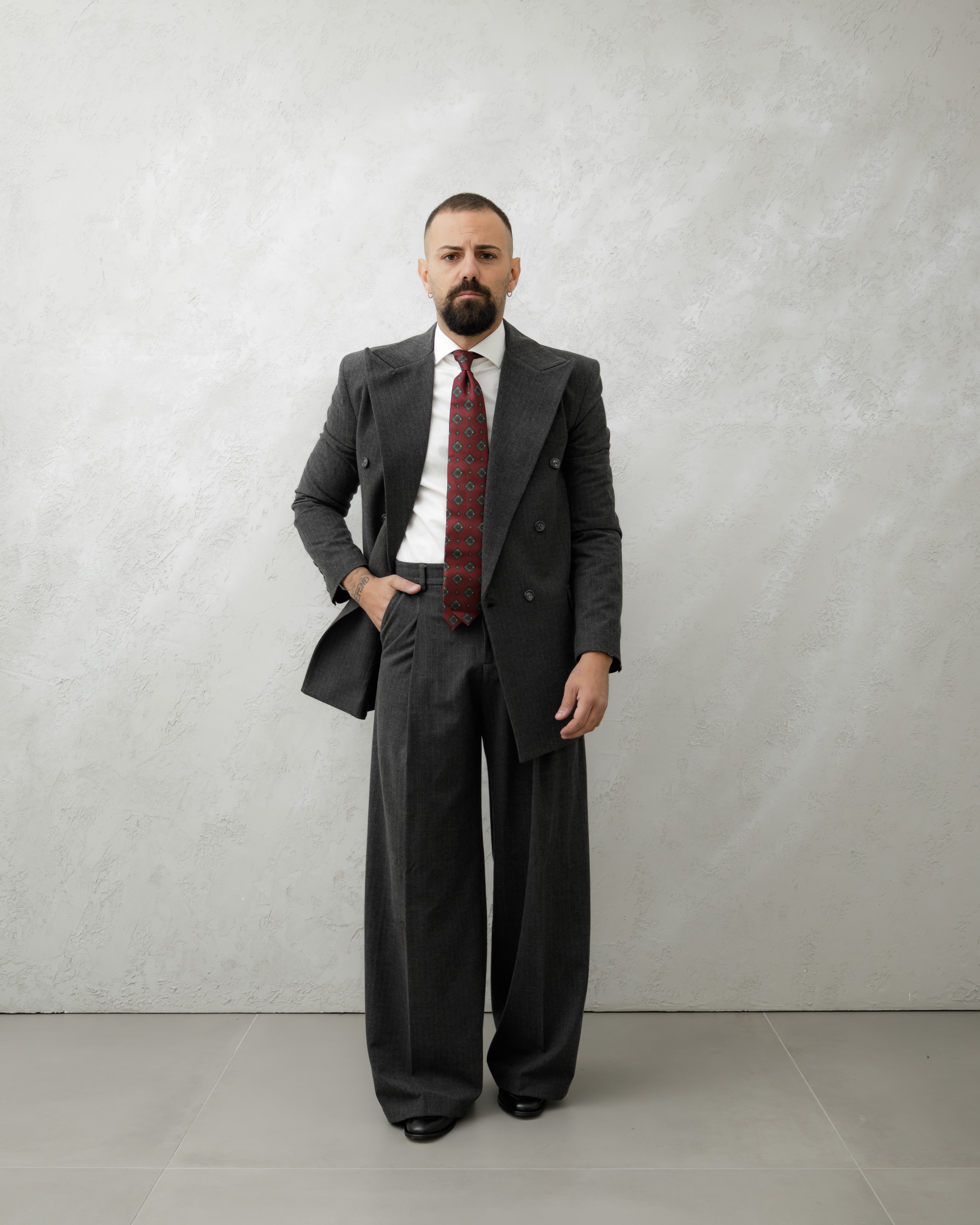 GIACCA PARIGI LANA -MA1029 GRIGIO