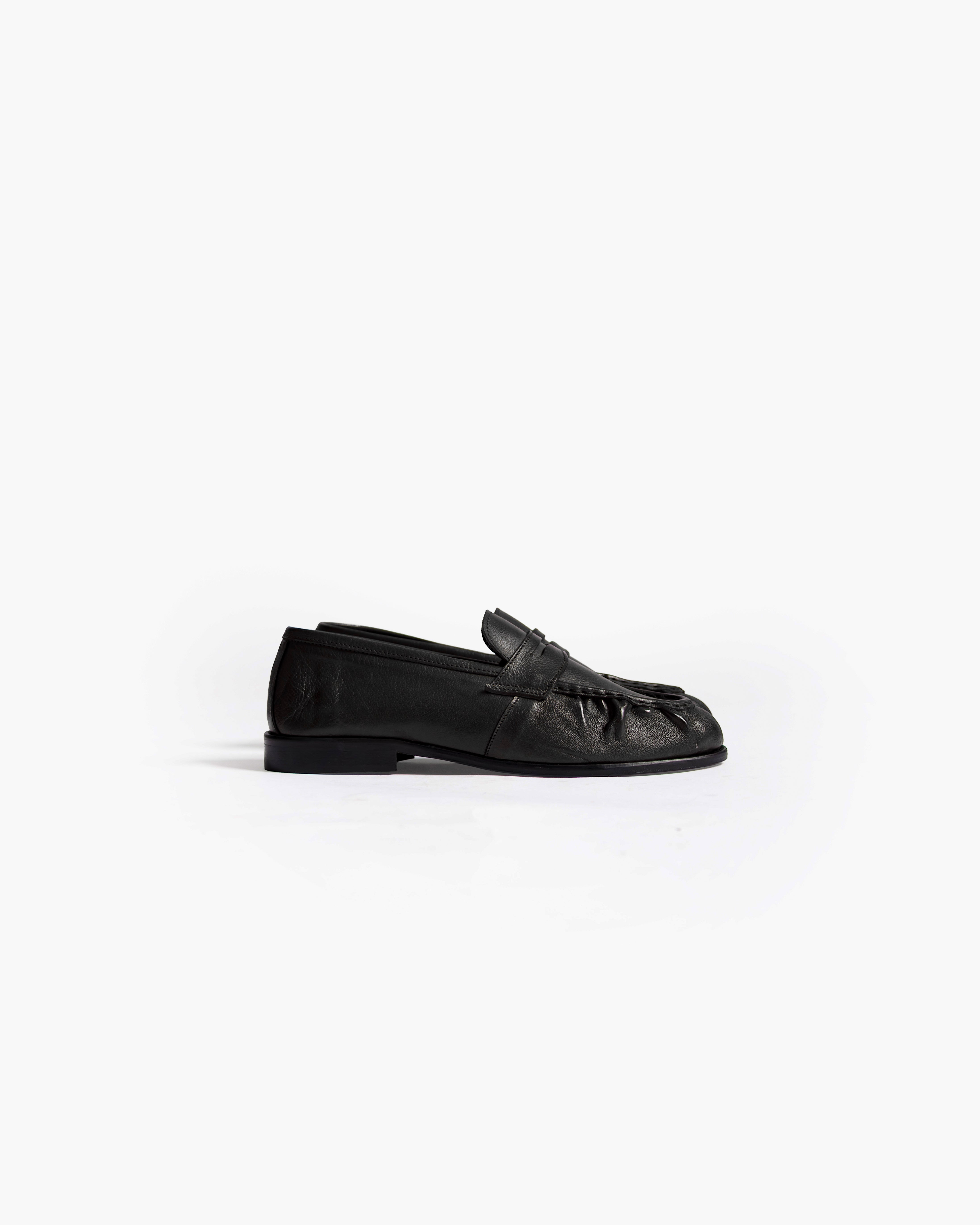 Mocassino in pelle penny - NERO