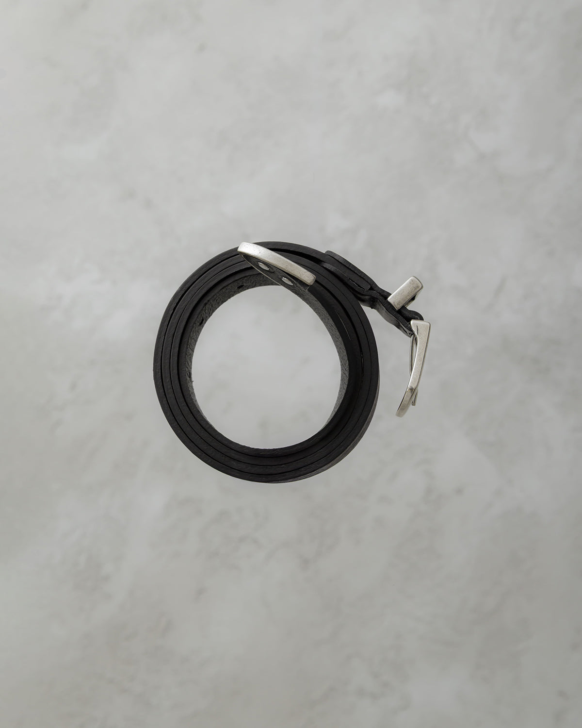 CINTURA IN PELLE - NERA 02