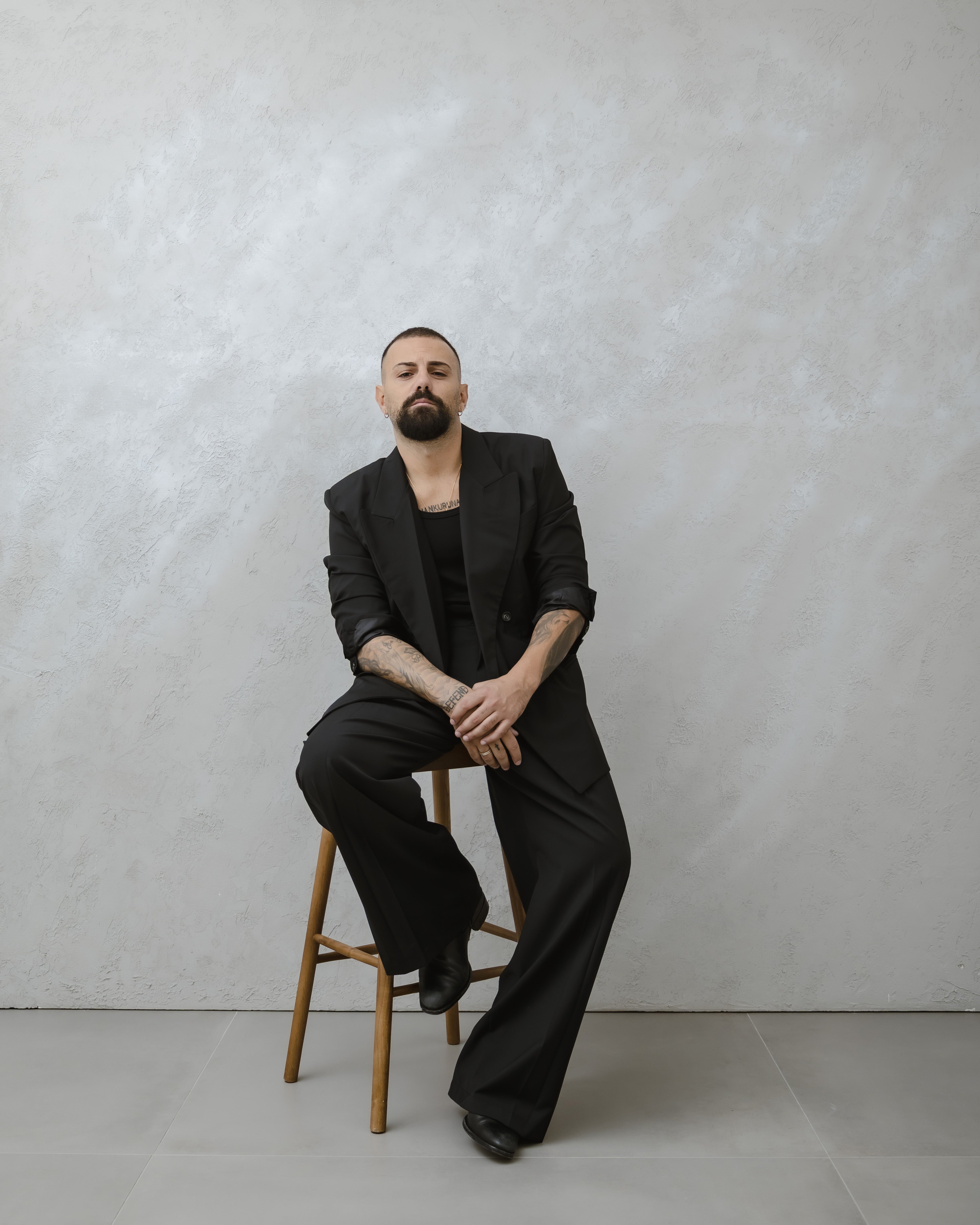 GIACCA LONDRA-MA1027 NERO