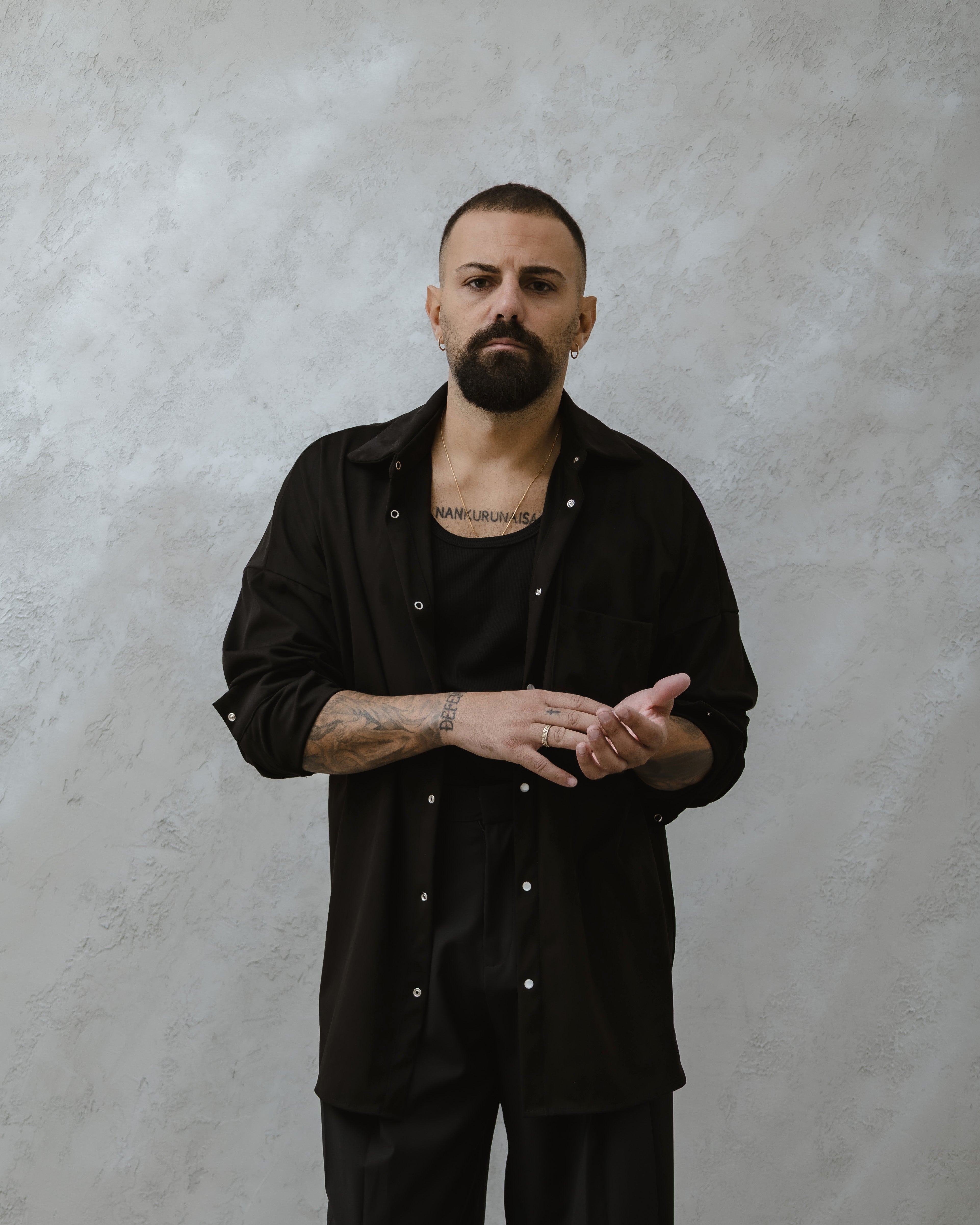 CAMICIA DAINETTO-MA1018 NERO