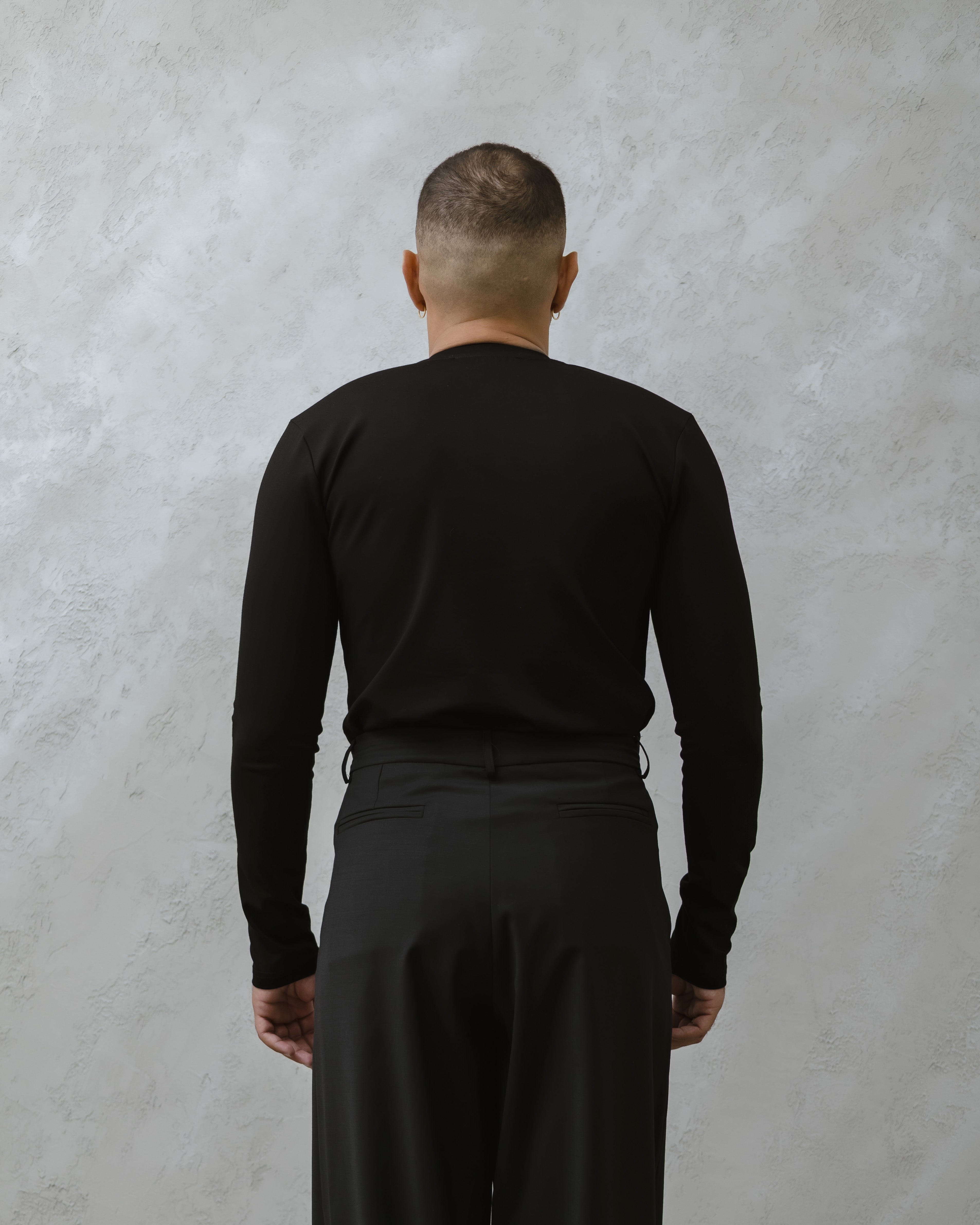 T-SHIRT GIROCOLLO PUNTO MILANO - MA1017PM NERO