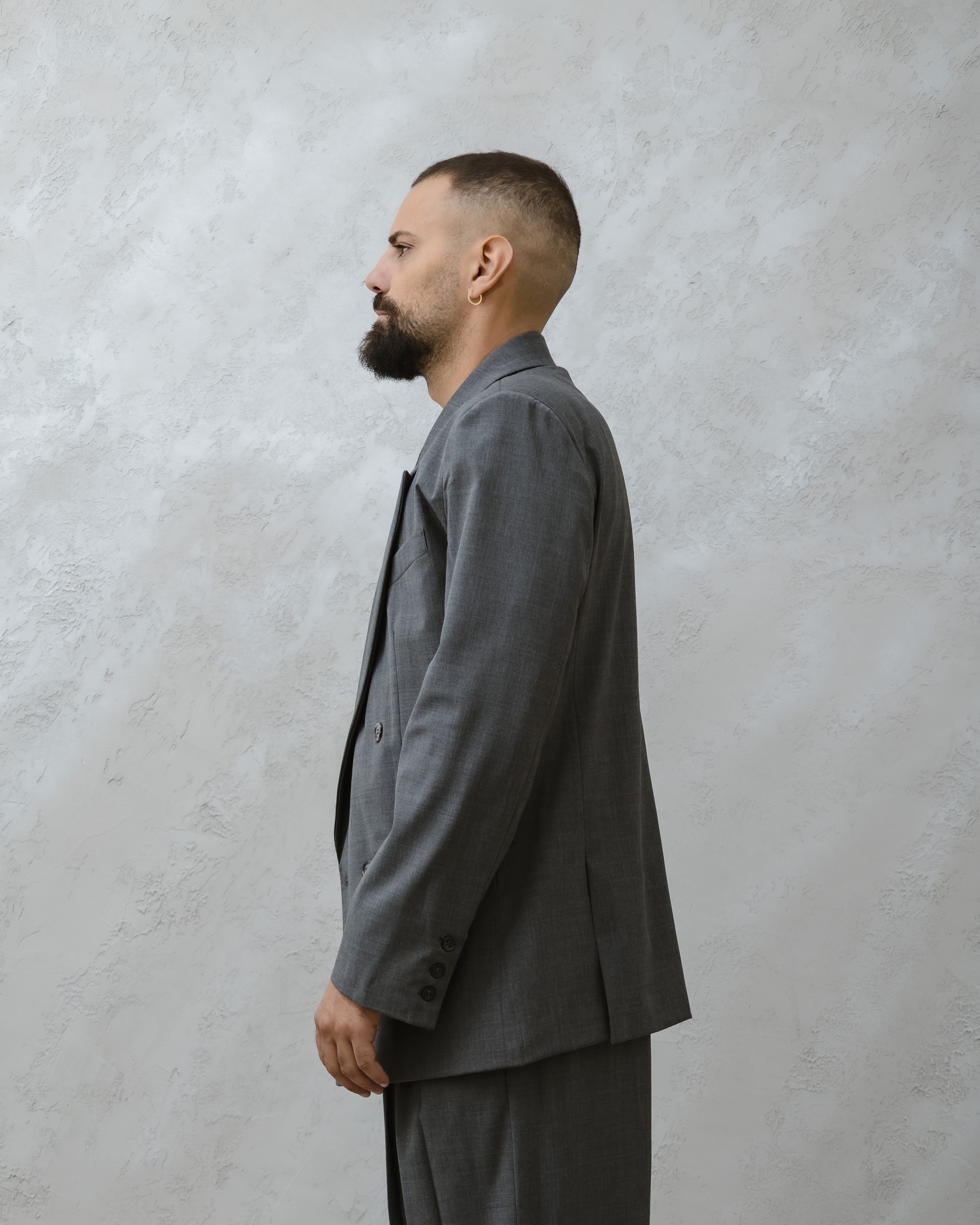 GIACCA LONDRA-MA1027 GRIGIO