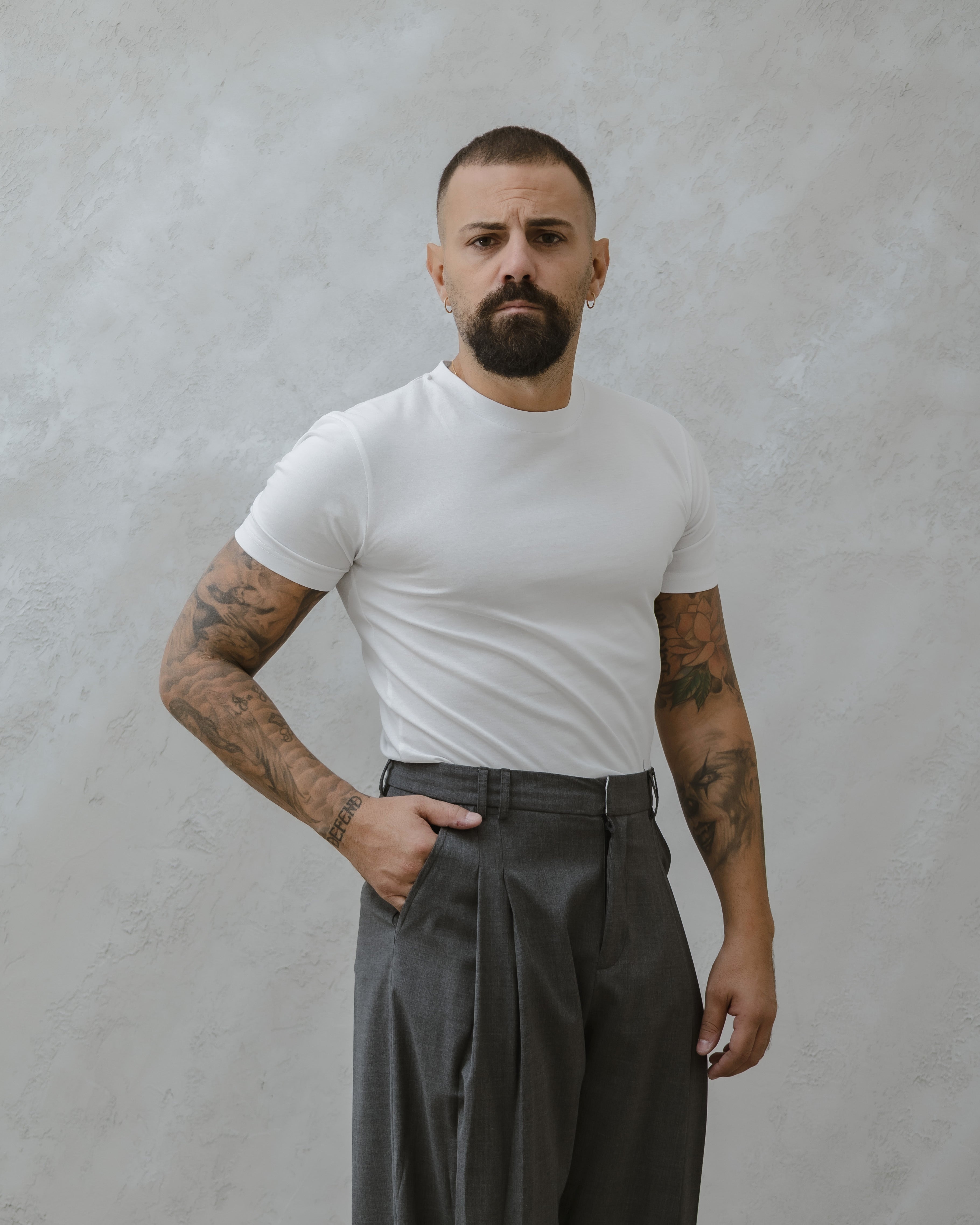 T-SHIRT-MA1009 BIANCA