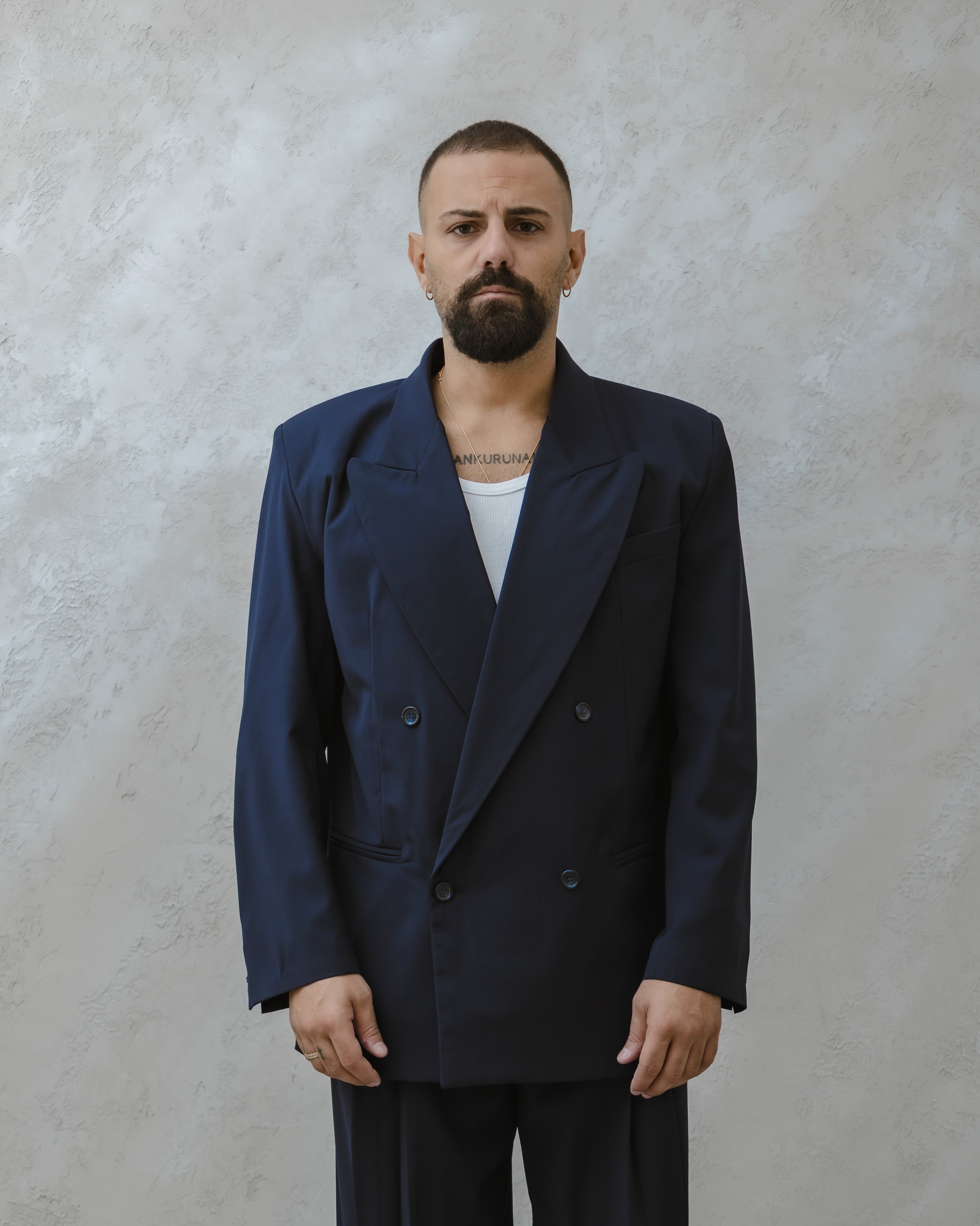 GIACCA LONDRA-MA1027 BLU