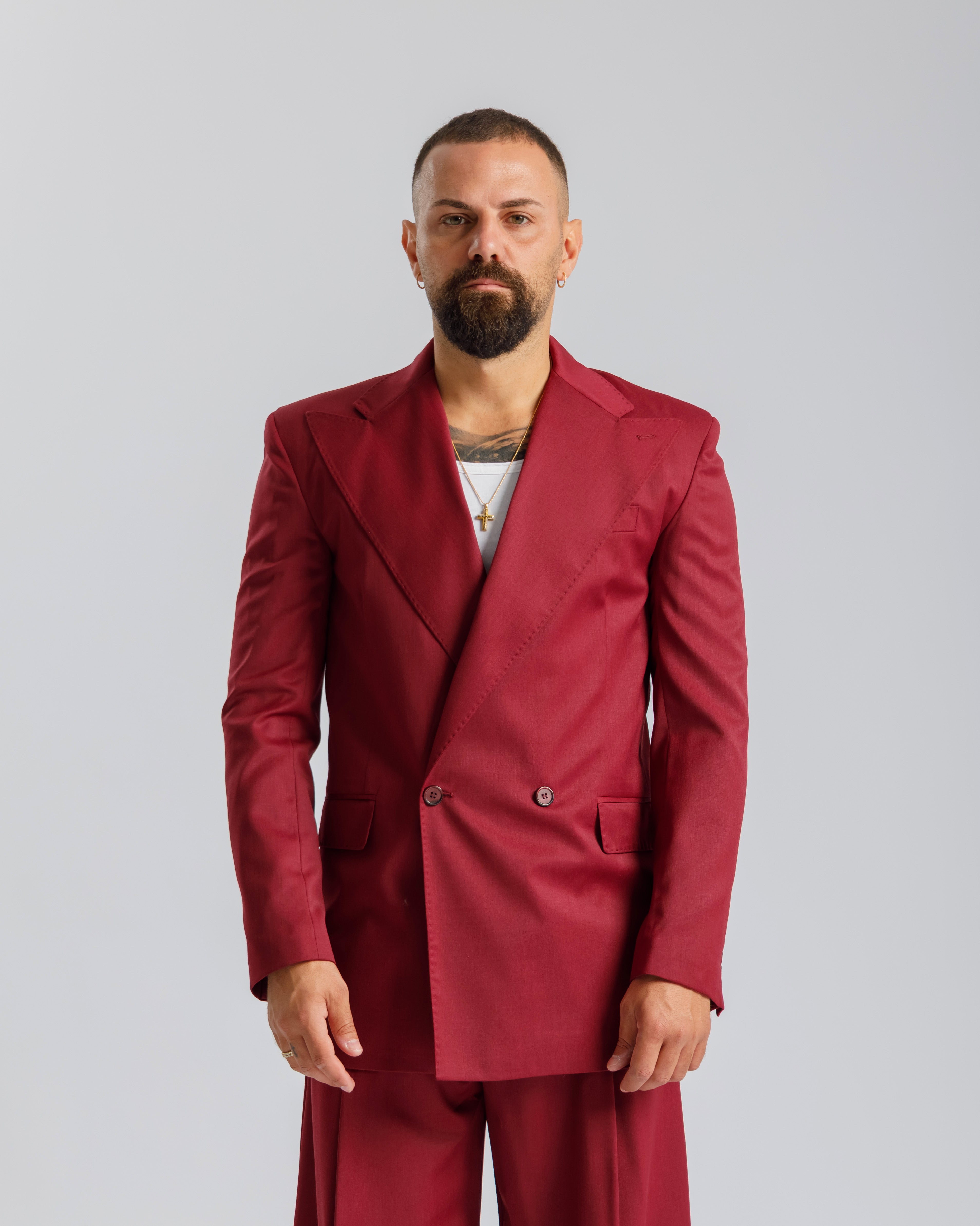 Giacca Milano - Ma1029 Bordeaux