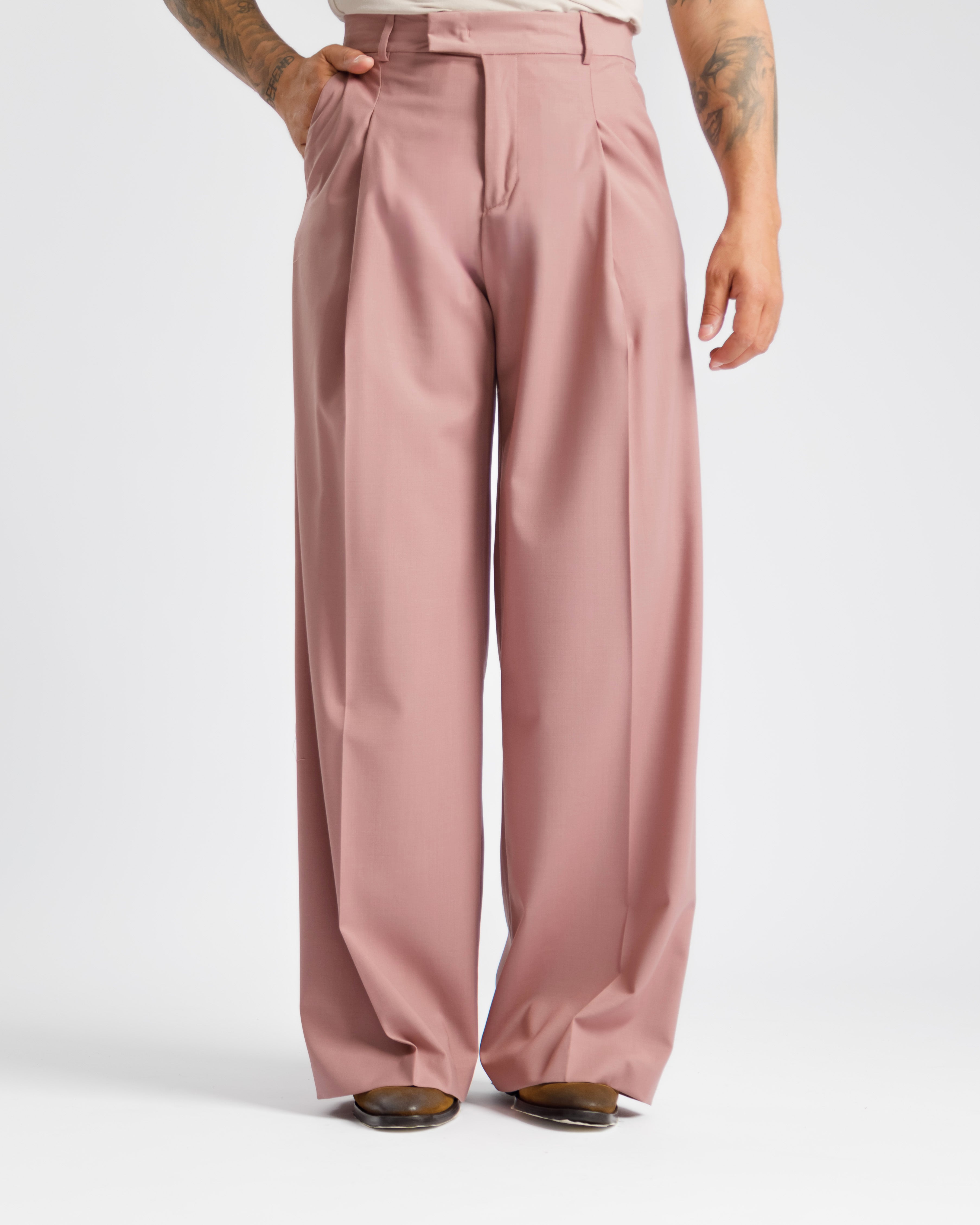 Pantaloni Wide Fit - Ma1031 Rosa