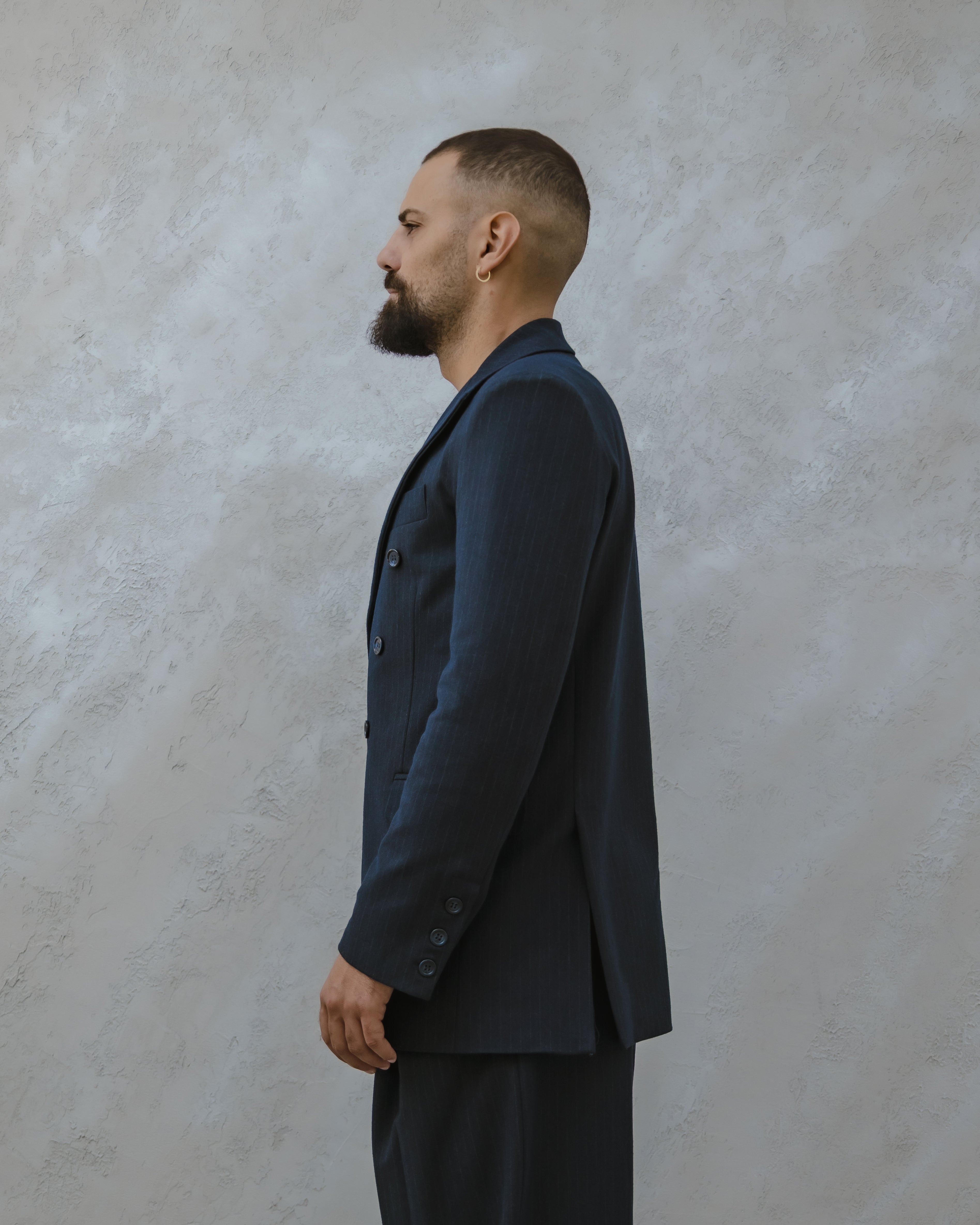 GIACCA PARIGI LANA -MA1029 BLU