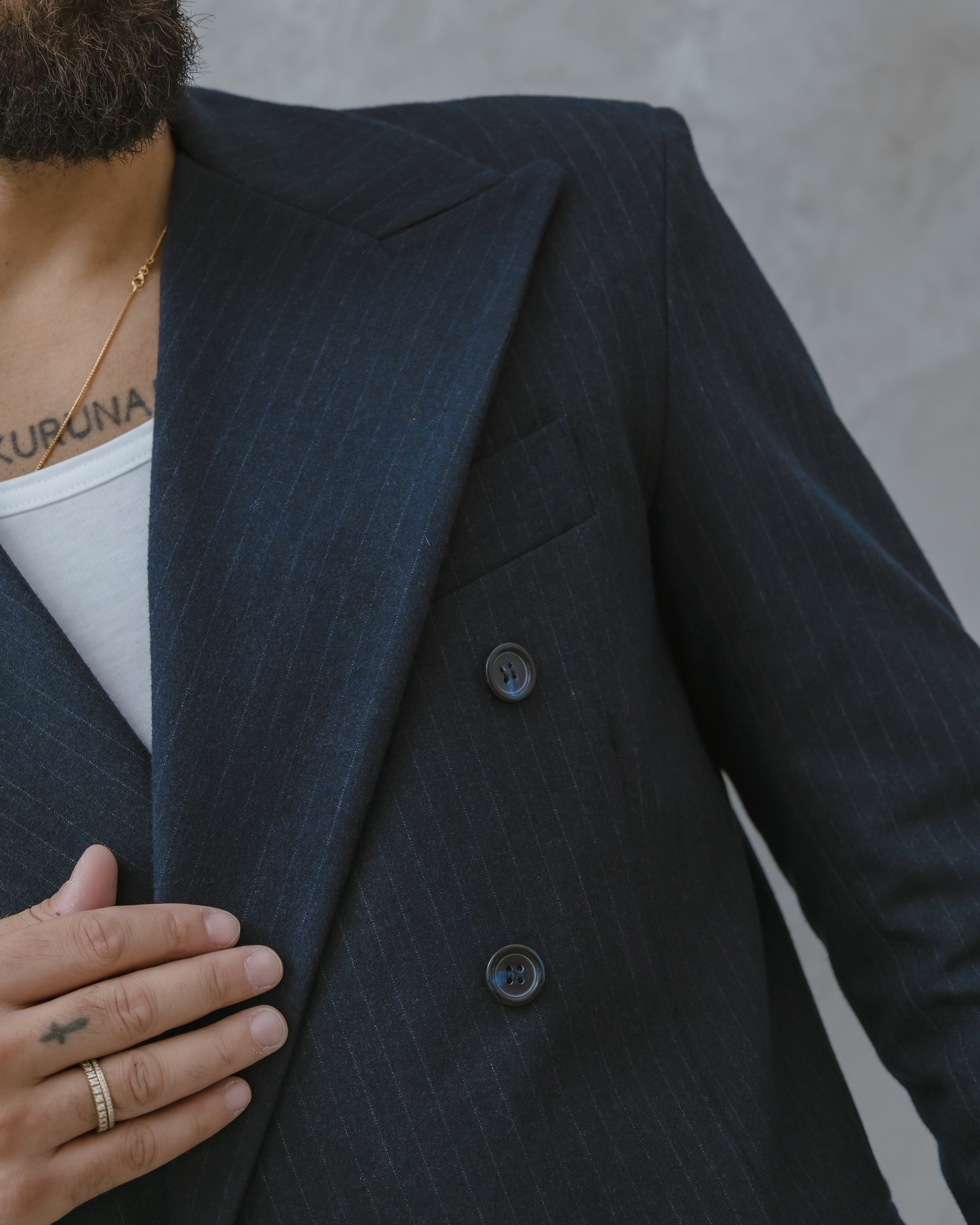 GIACCA PARIGI LANA -MA1029 BLU