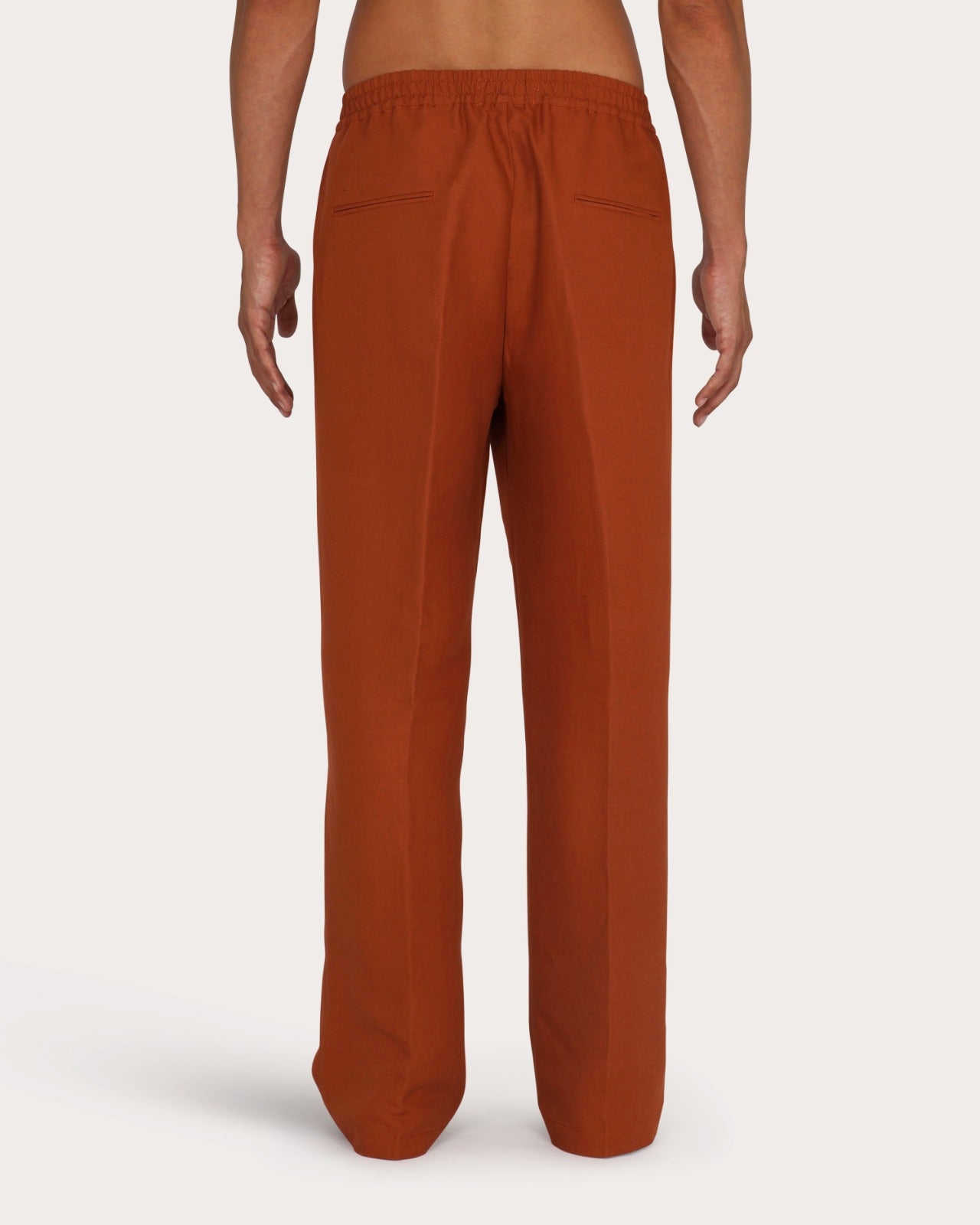 Double Button Palazzo Trousers - Ma1061 Black