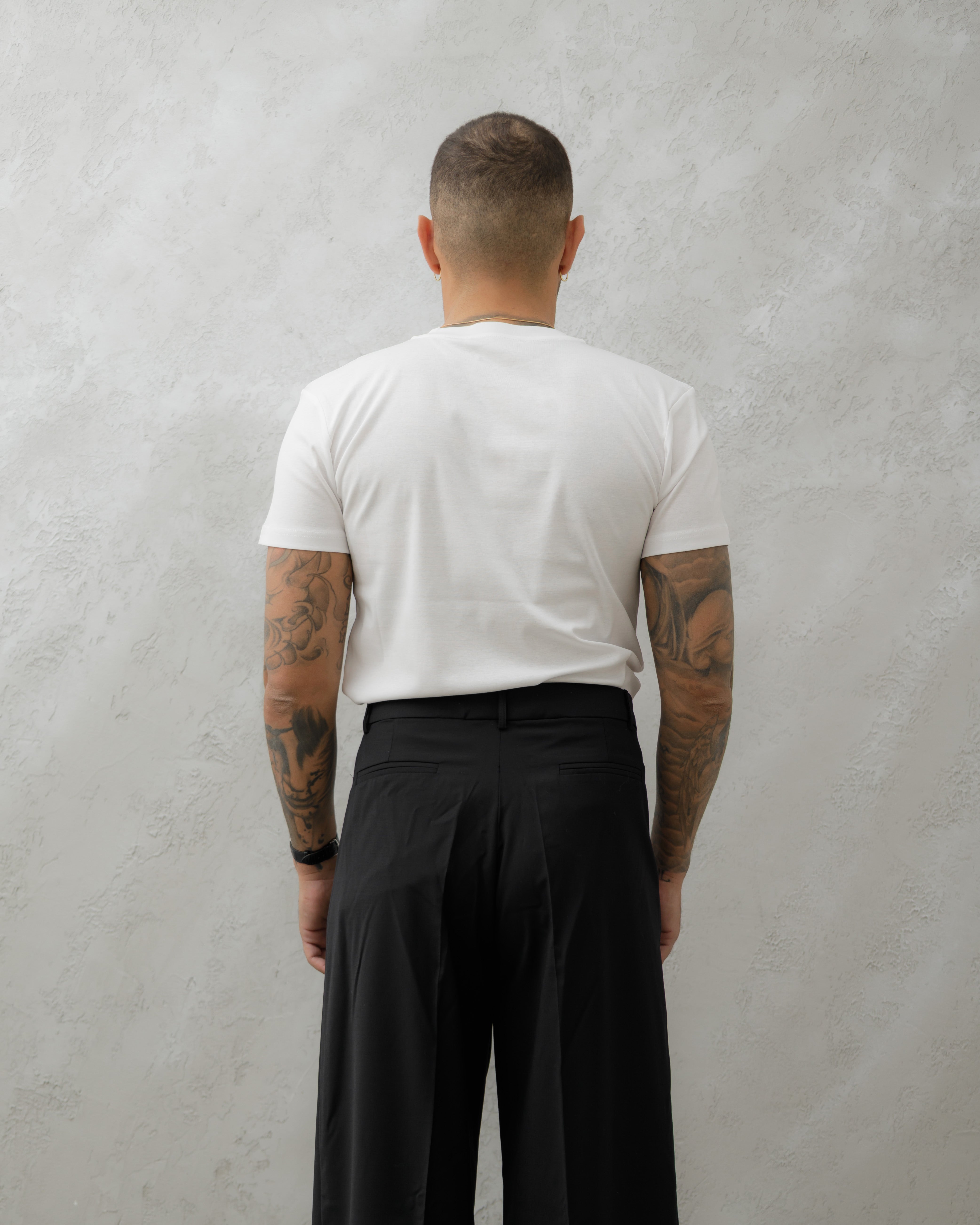 T-SHIRT FILO DI SCOZIA - MA1009SC Bianco