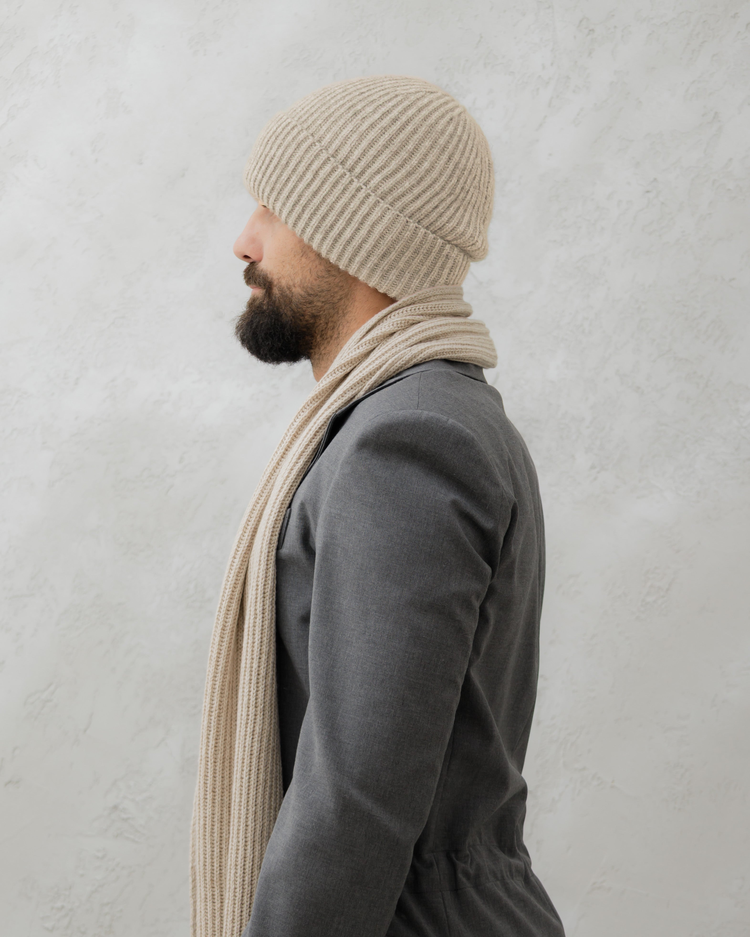 SCIARPONE IN LANA - SP8489 Beige