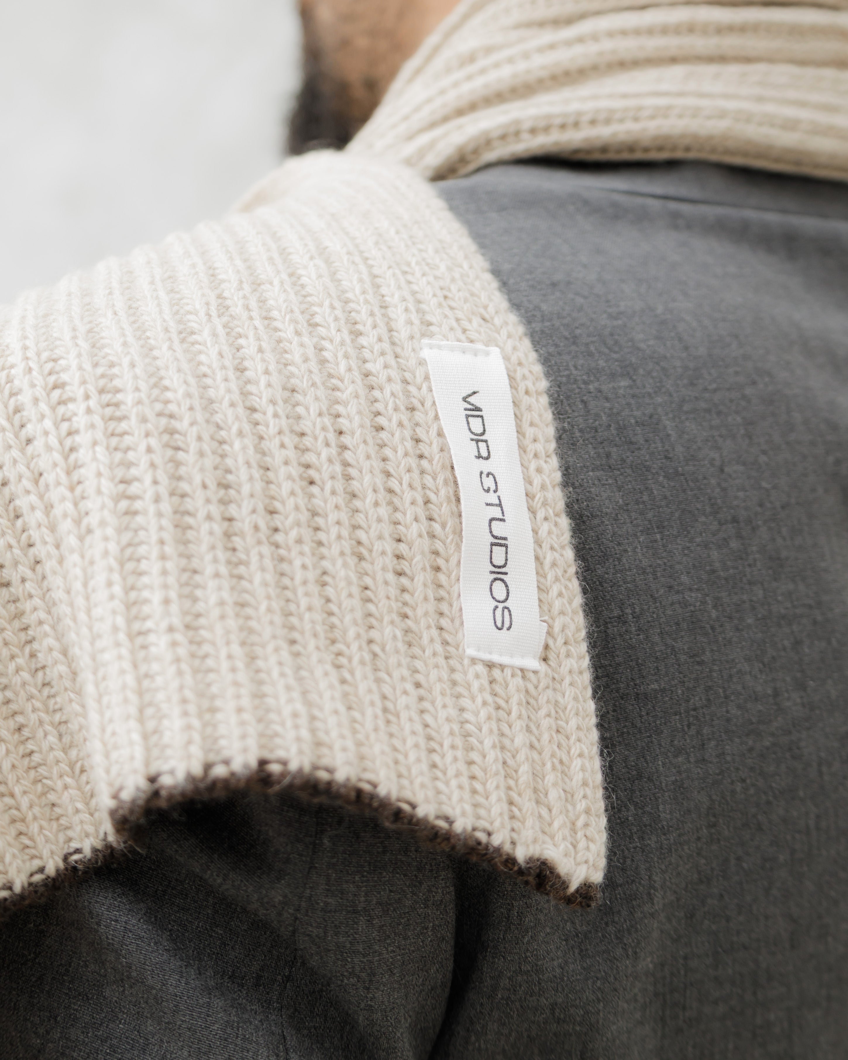 SCIARPONE IN LANA - SP8489 Beige