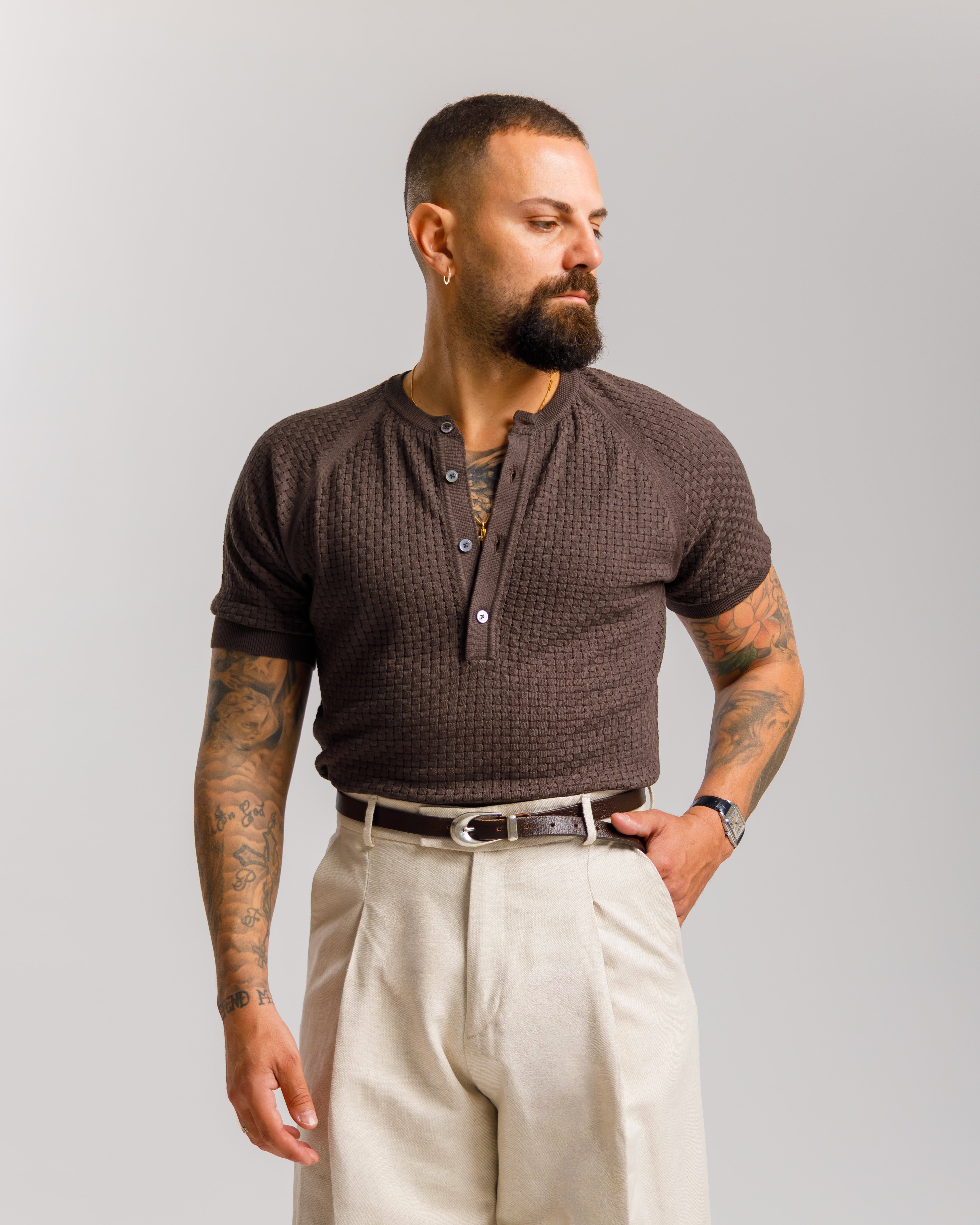 Lightweight Low-Cut Top - Ma1072 Dark Brown