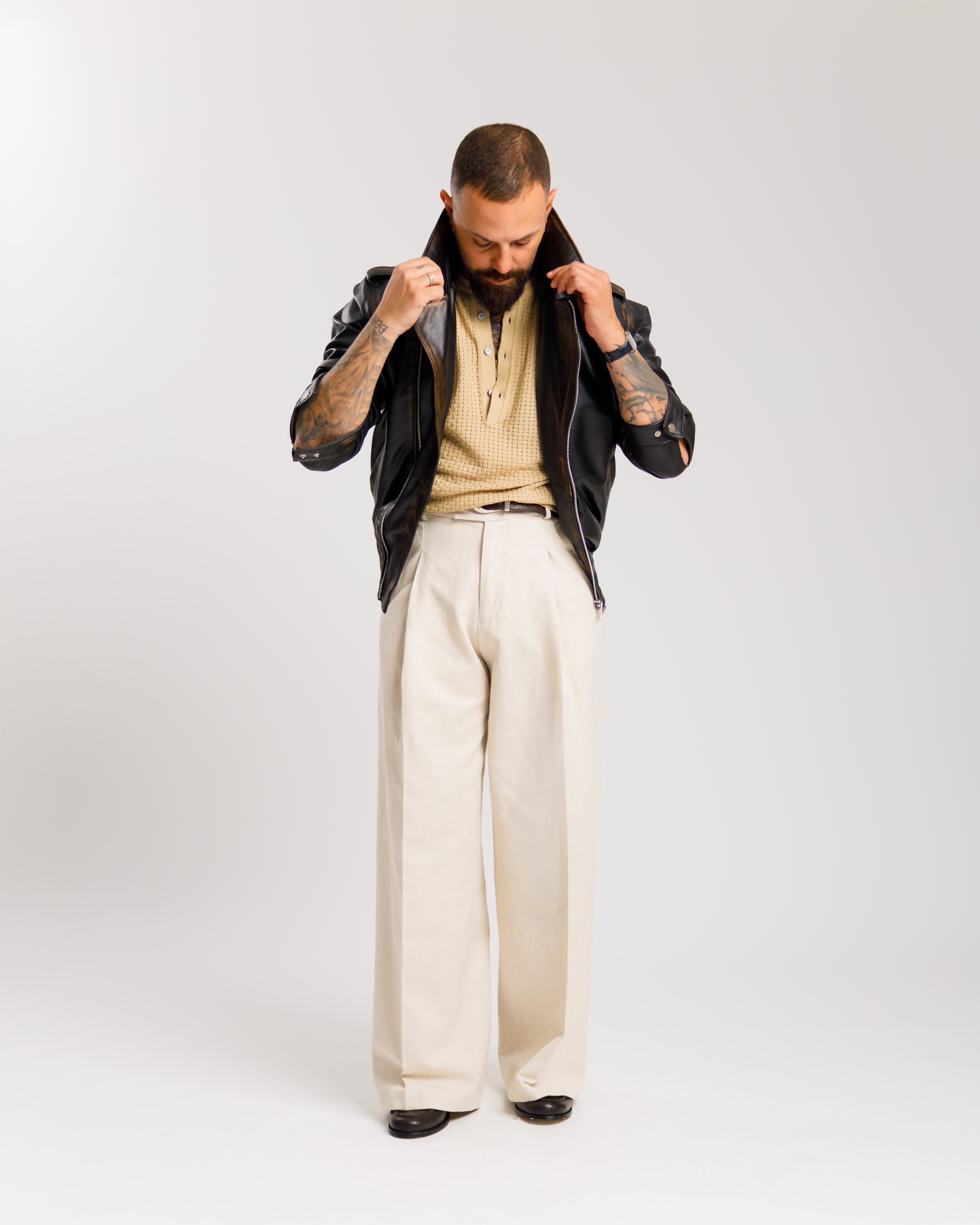 Cropped Jacket Ma1019 Dark Brown