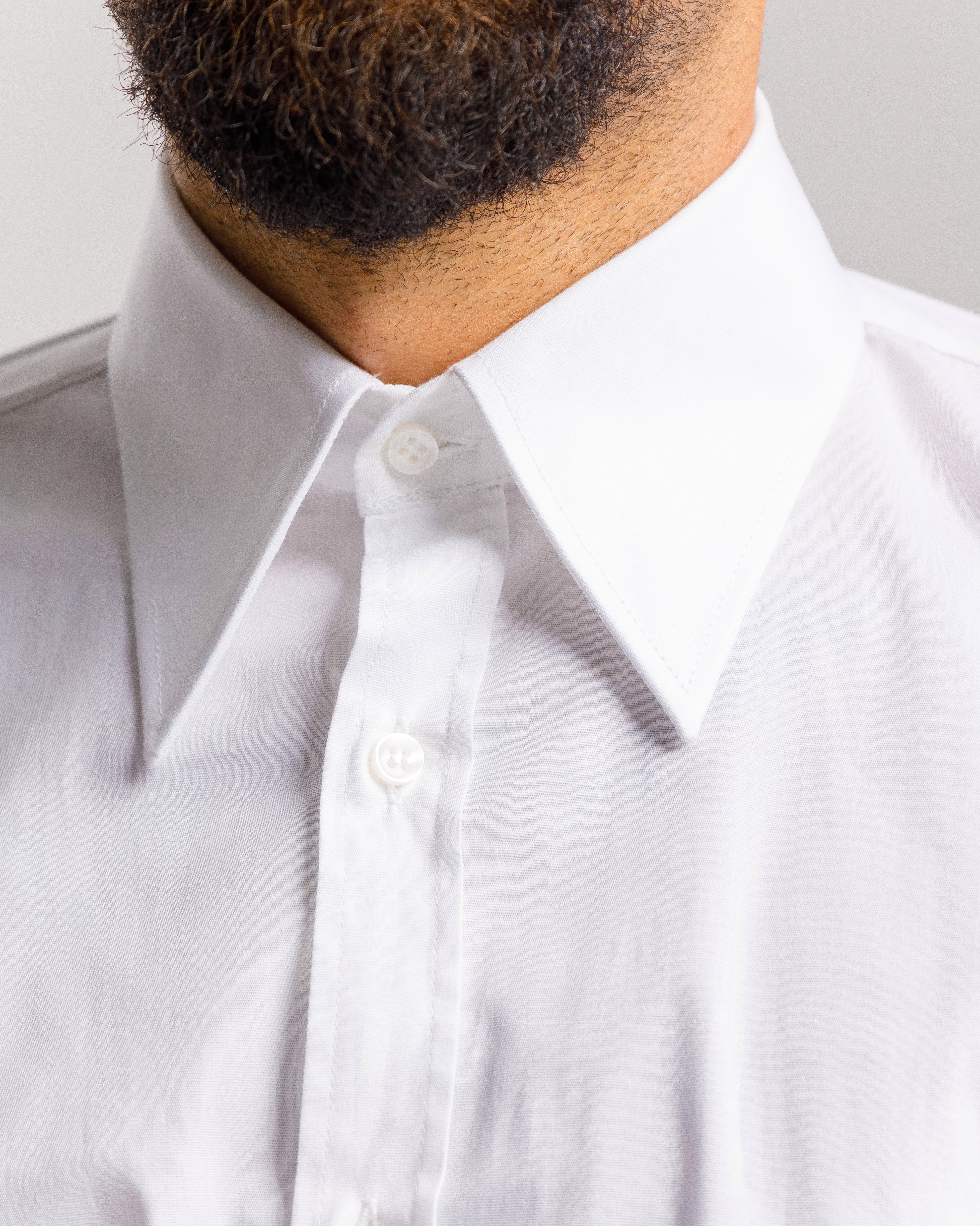 Camicia collo Italiano - BIANCA