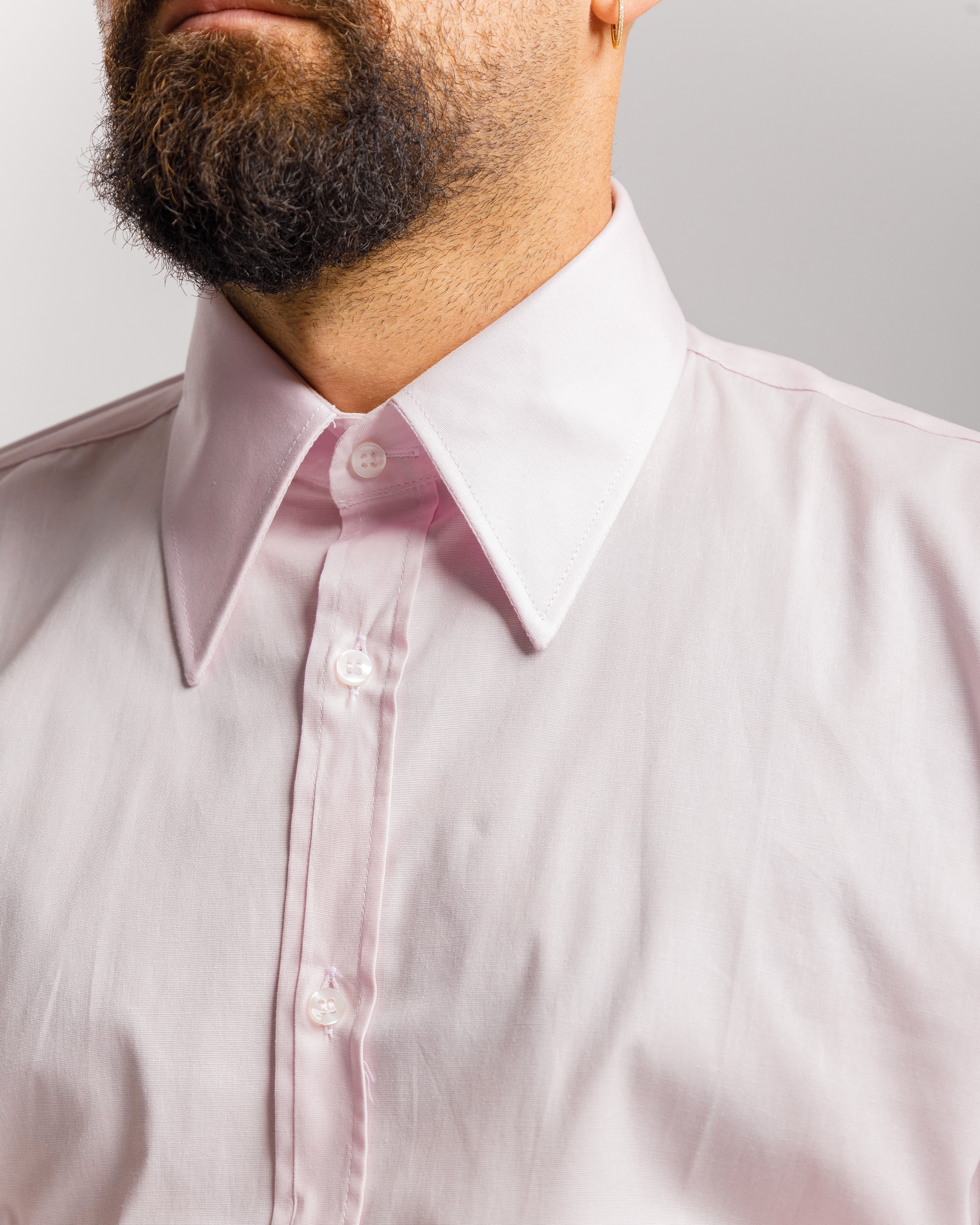 Camicia collo Italiano - ROSA