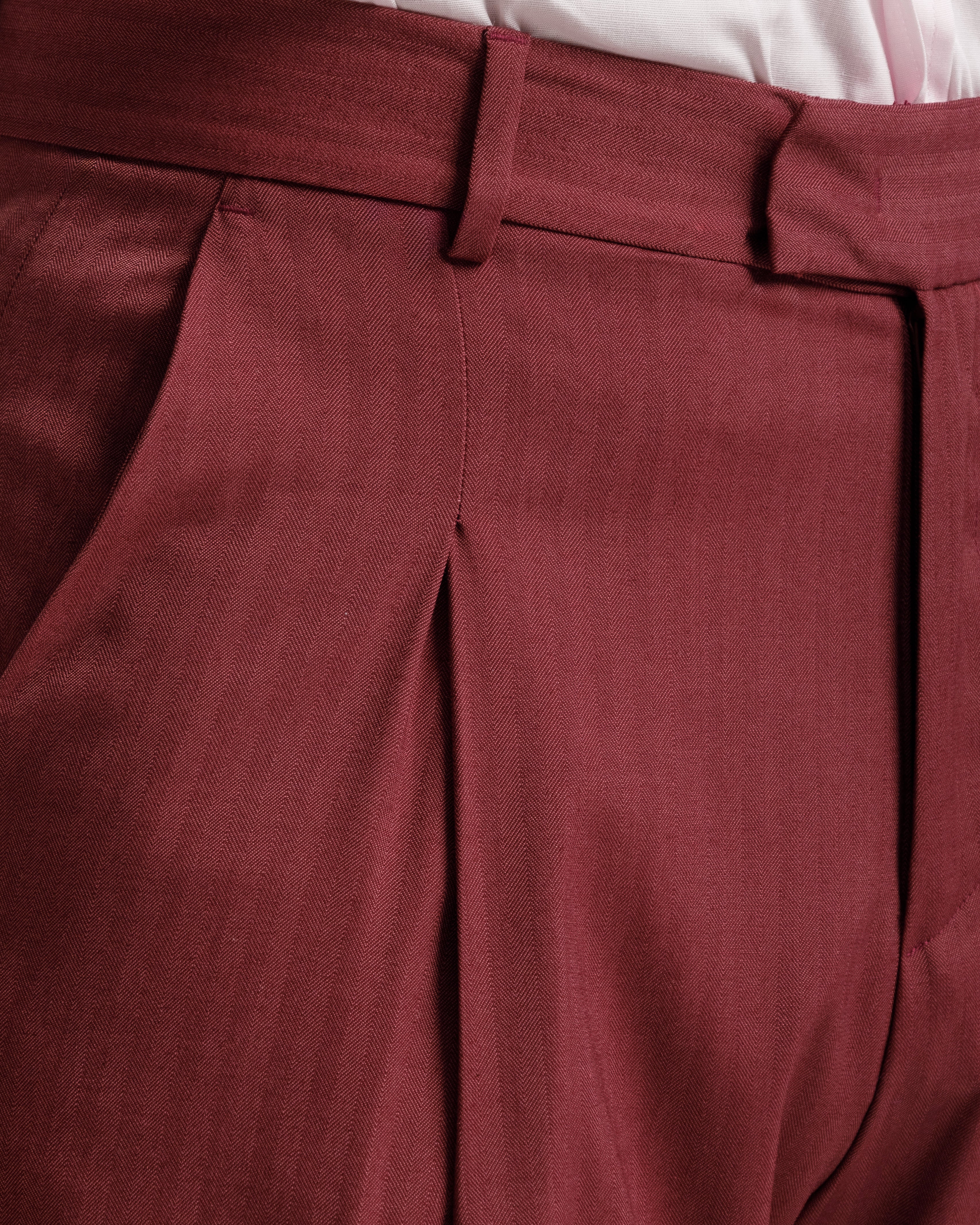 Wide Fit Trousers - Ma1031 Blue Pinstripe