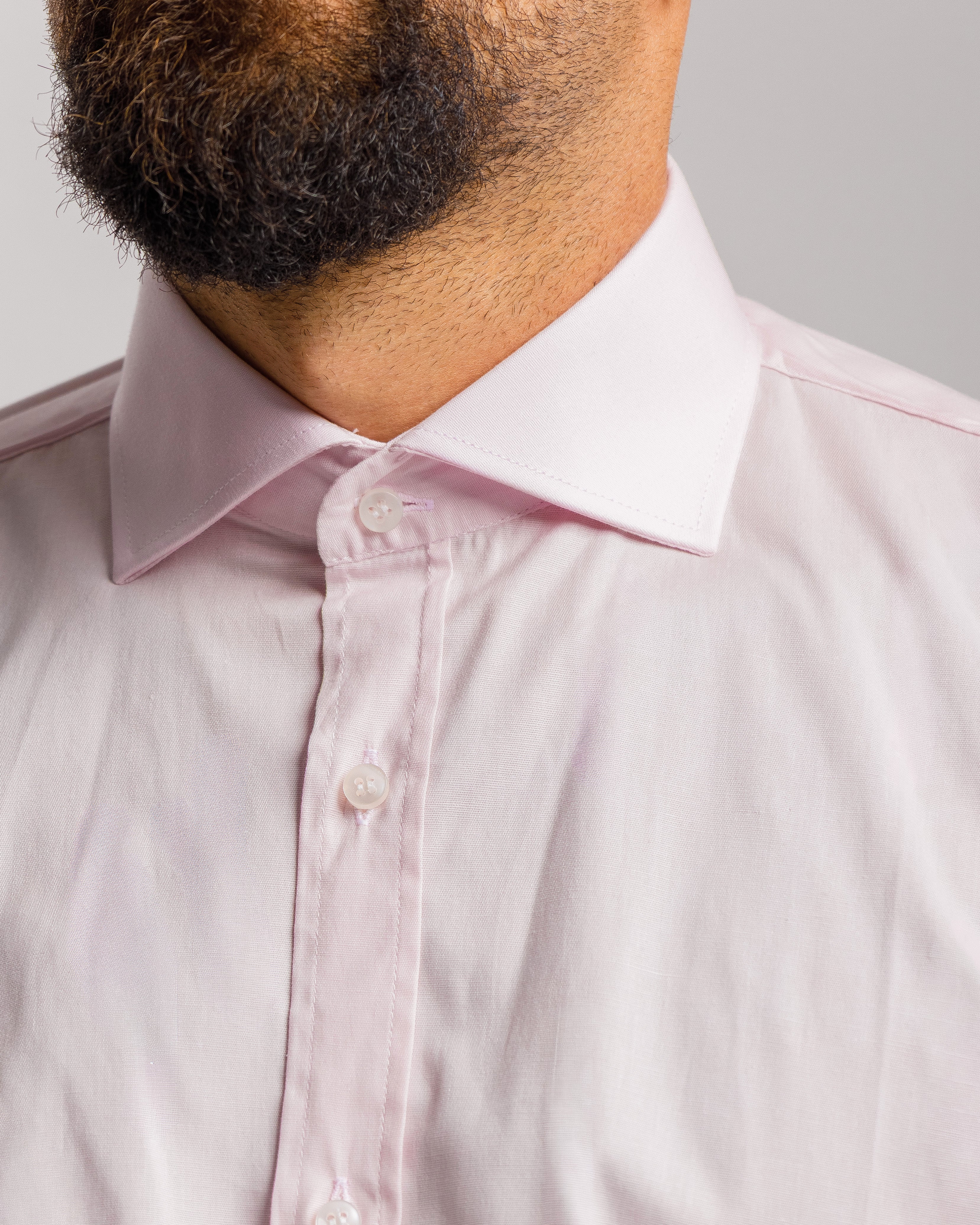 Camicia collo francese - ROSA