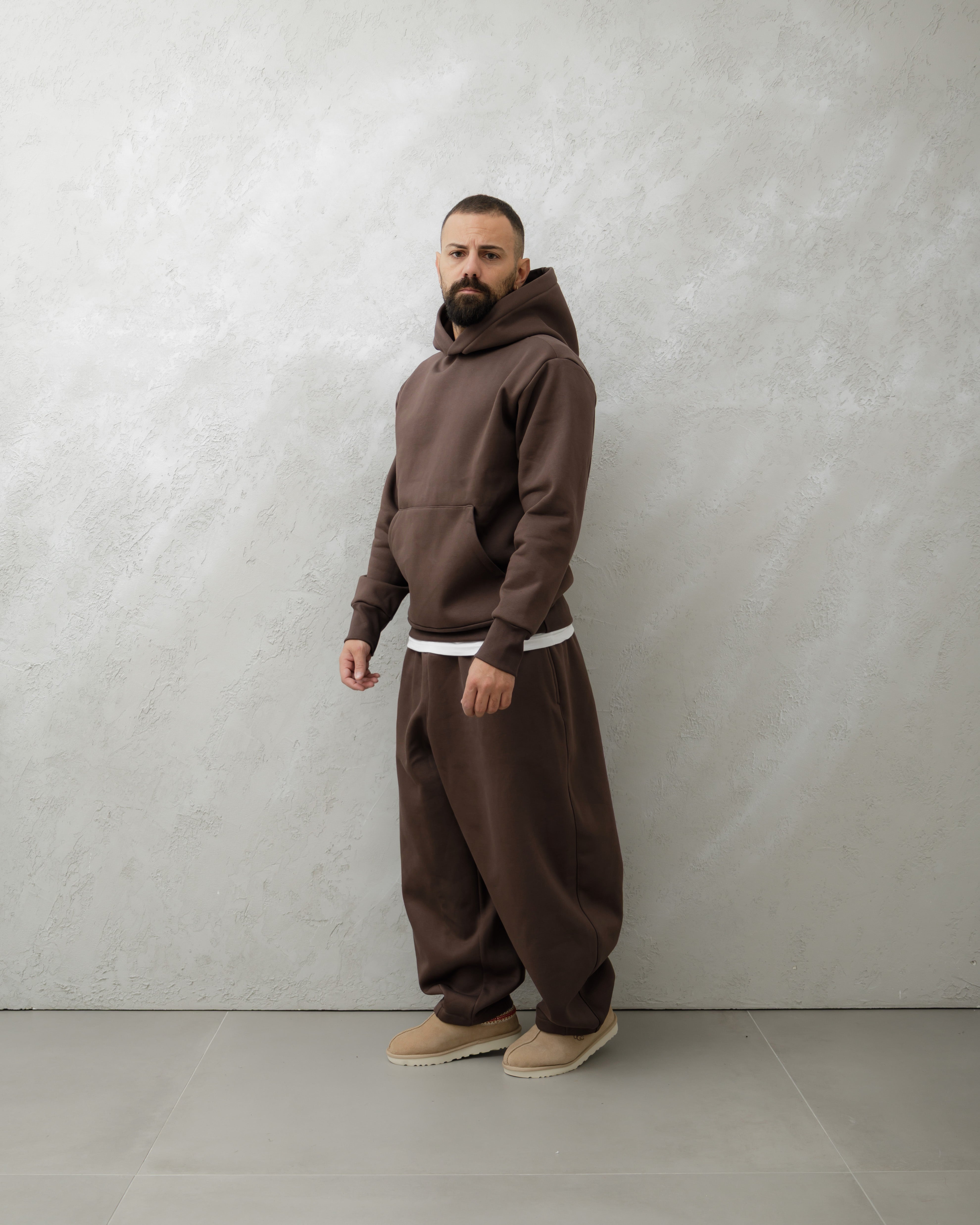 PANTALONI JOGGER - MA1041 Testa di moro