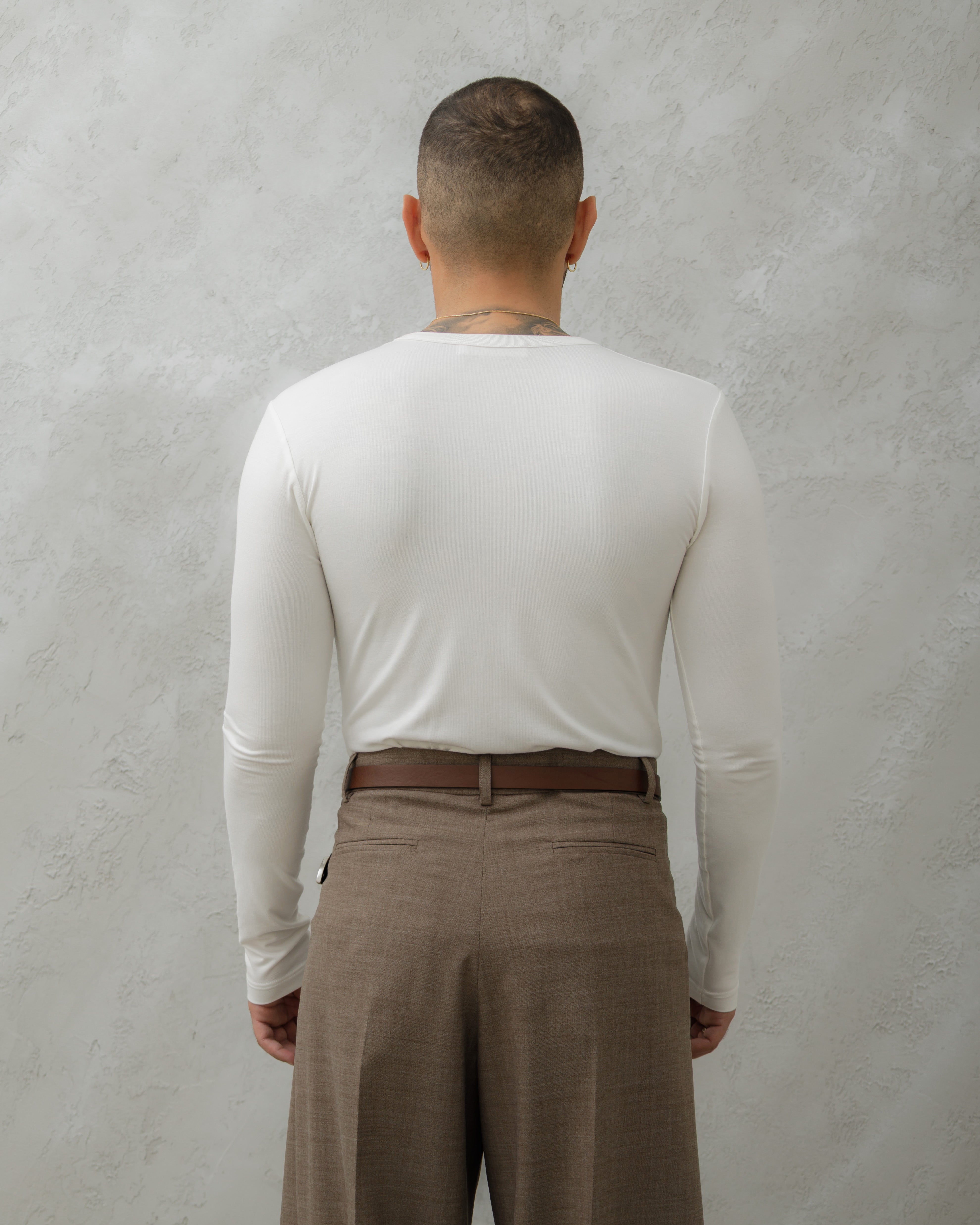 SERAFINA VISCOSE SWEATER White