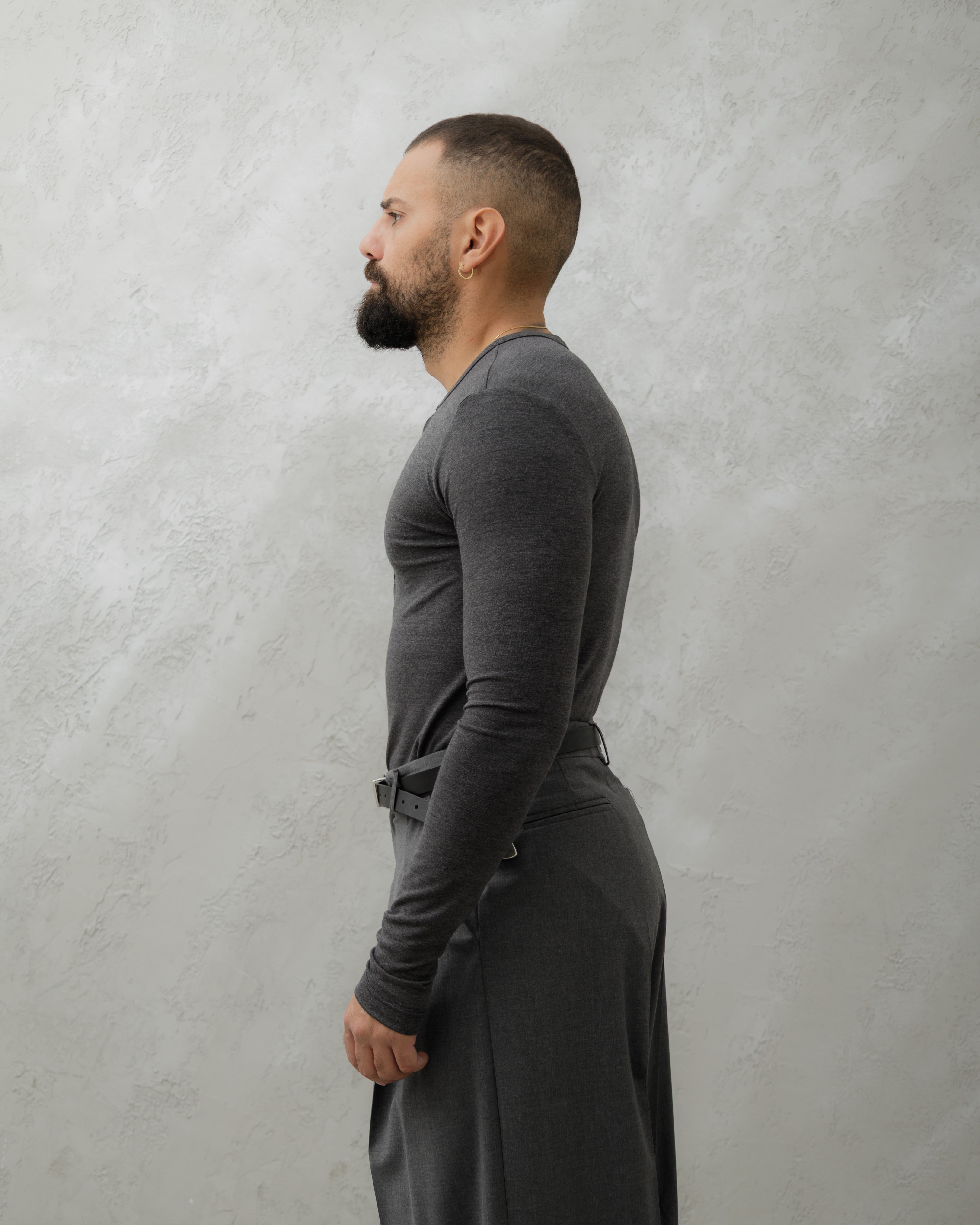 MAGLIA SERAFINA IN VISCOSA GRIGIO