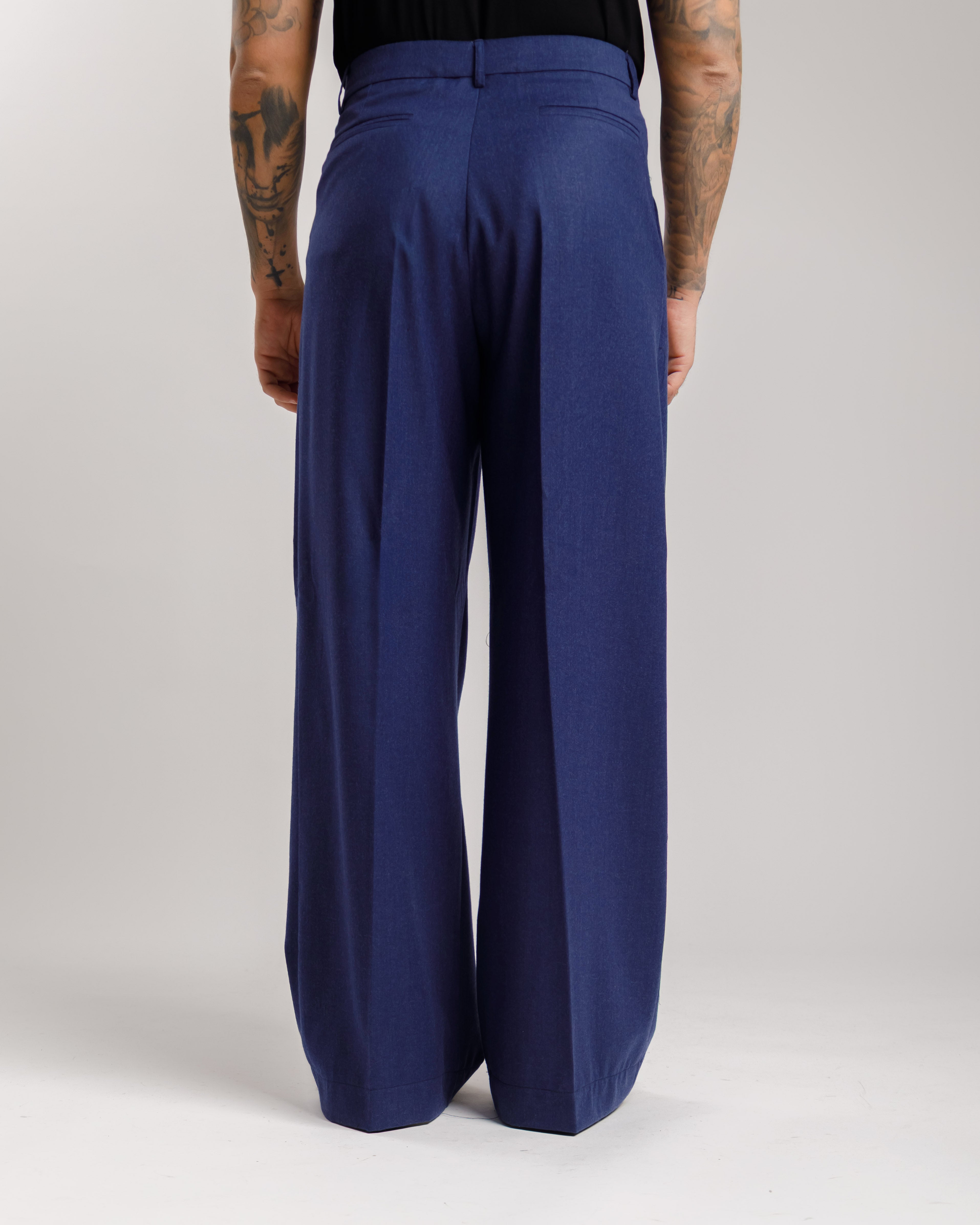 Pantaloni Wide Fit premium - Ma1037 Blu