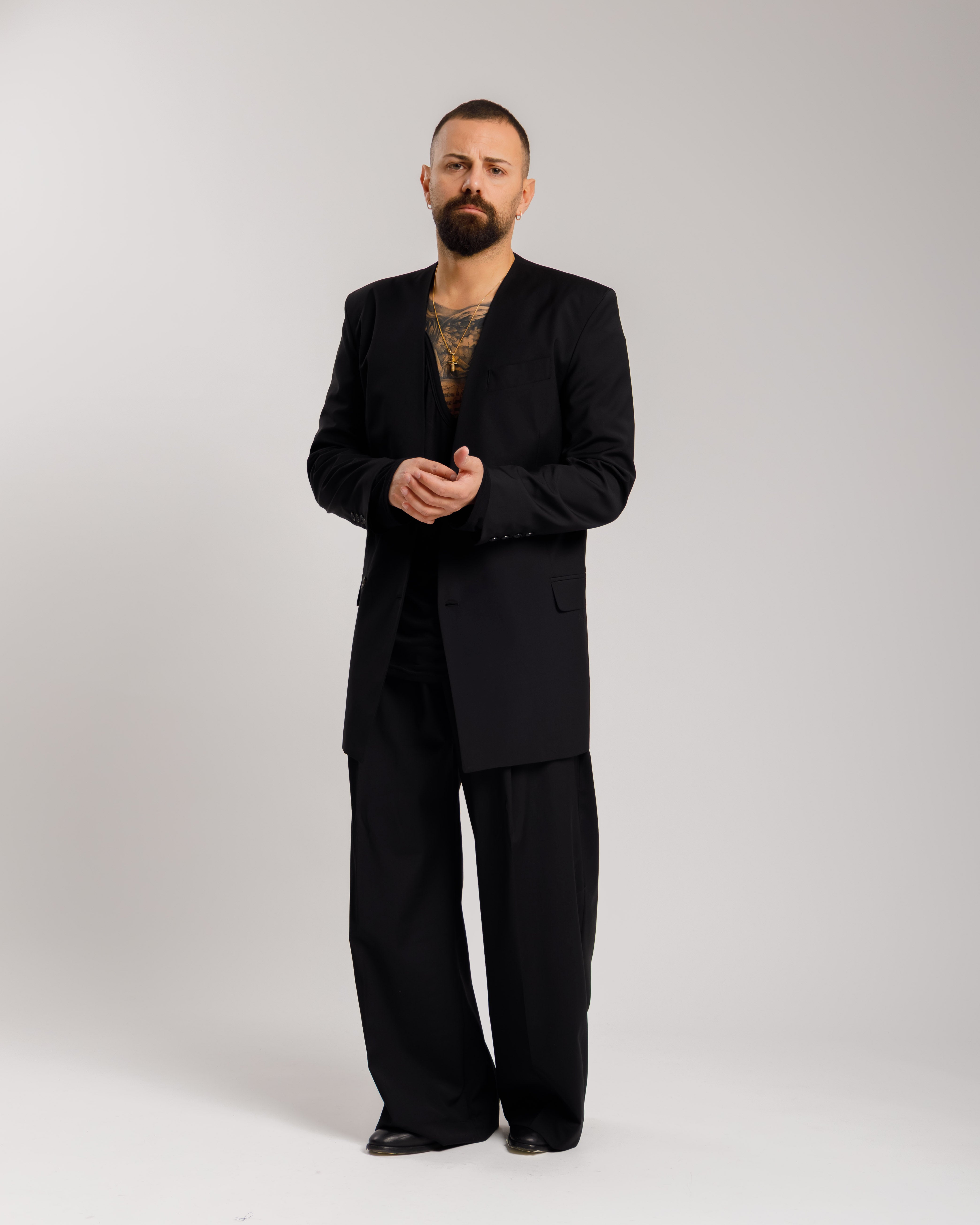 Pantaloni Wide Fit - Ma1031 Nero