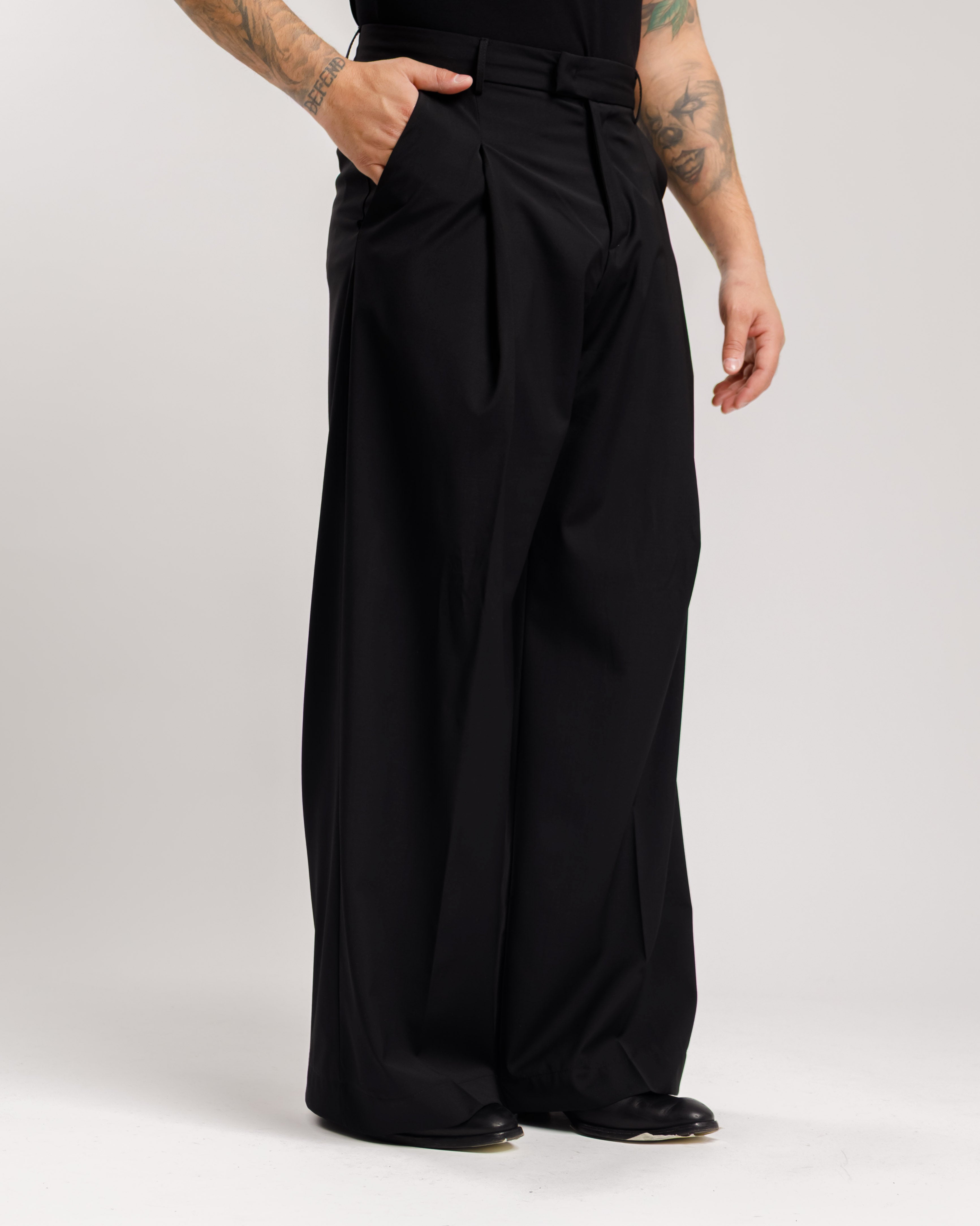 Pantaloni Wide Fit - Ma1031 Nero