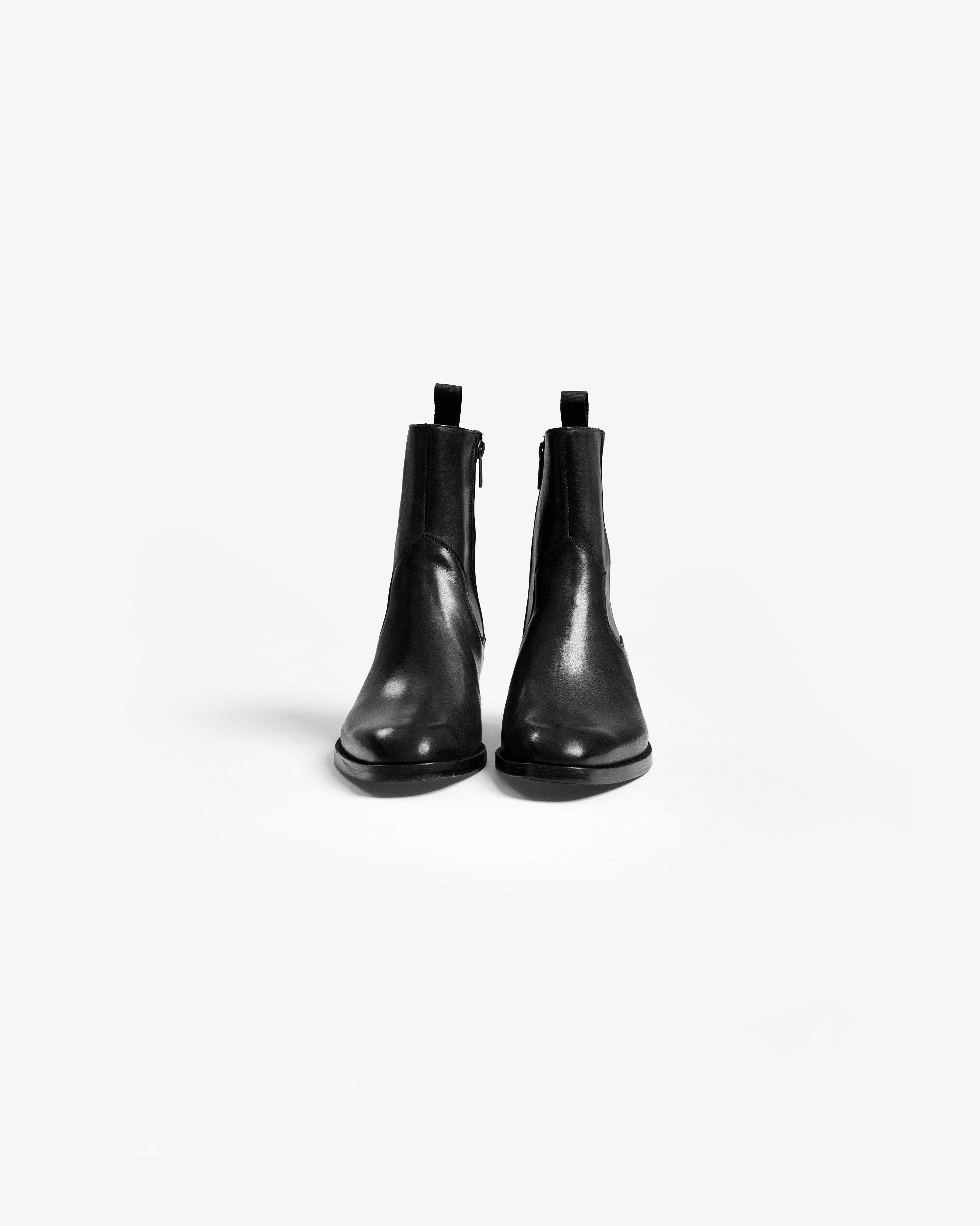 Leather Boot - Black