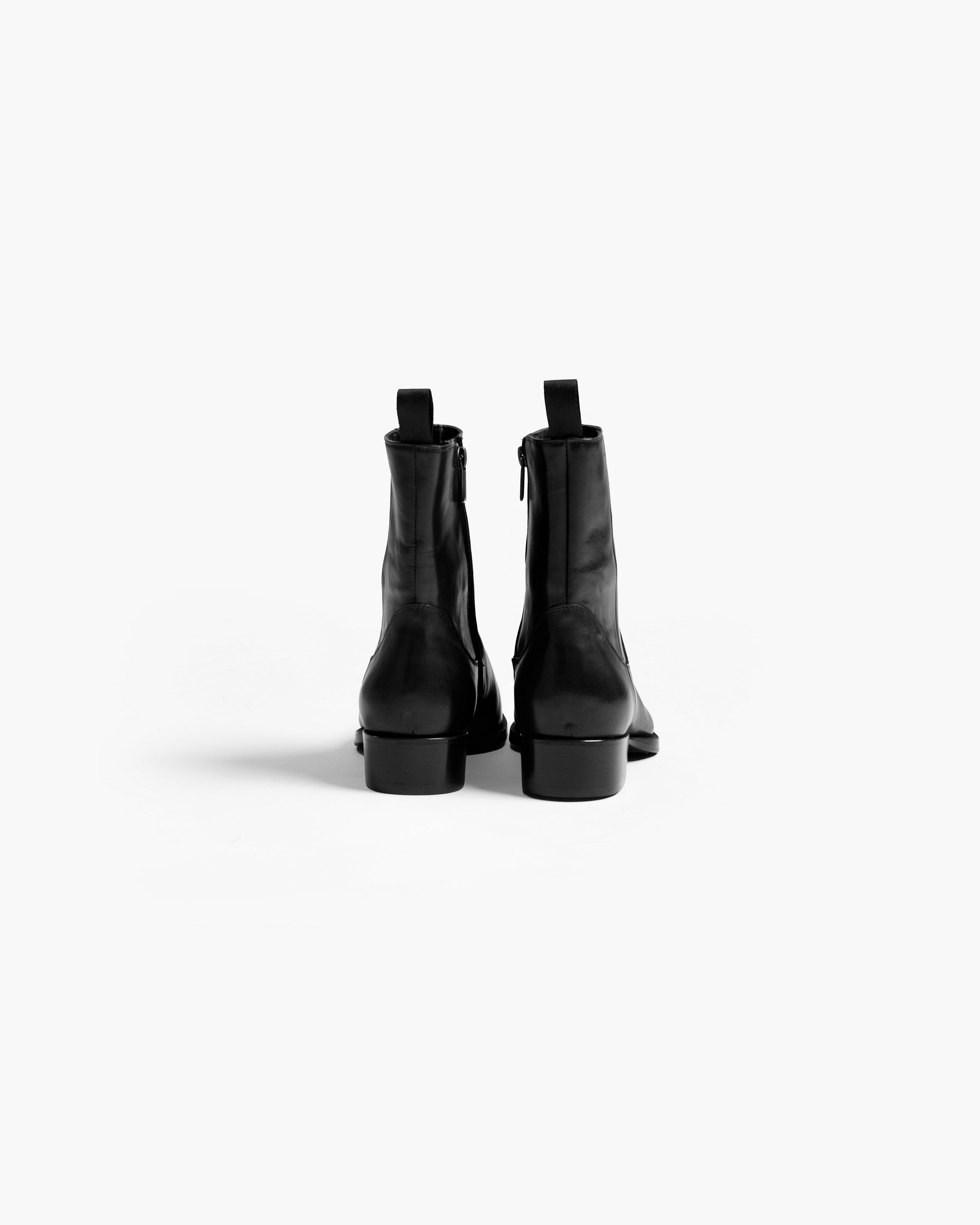 Stivale In Pelle - Nero