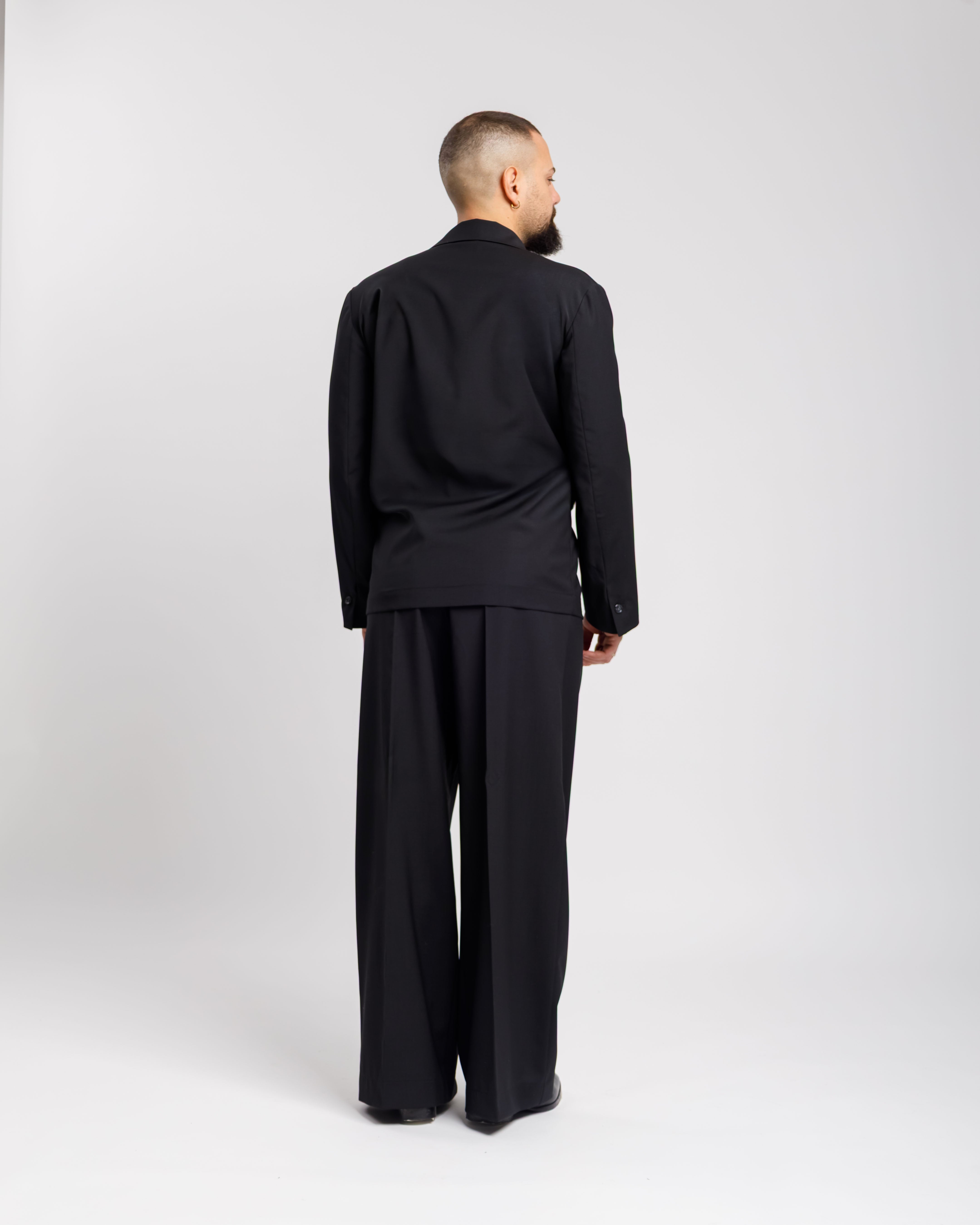 Giacca Crop Con Gancio  -  Ma1052 Nera