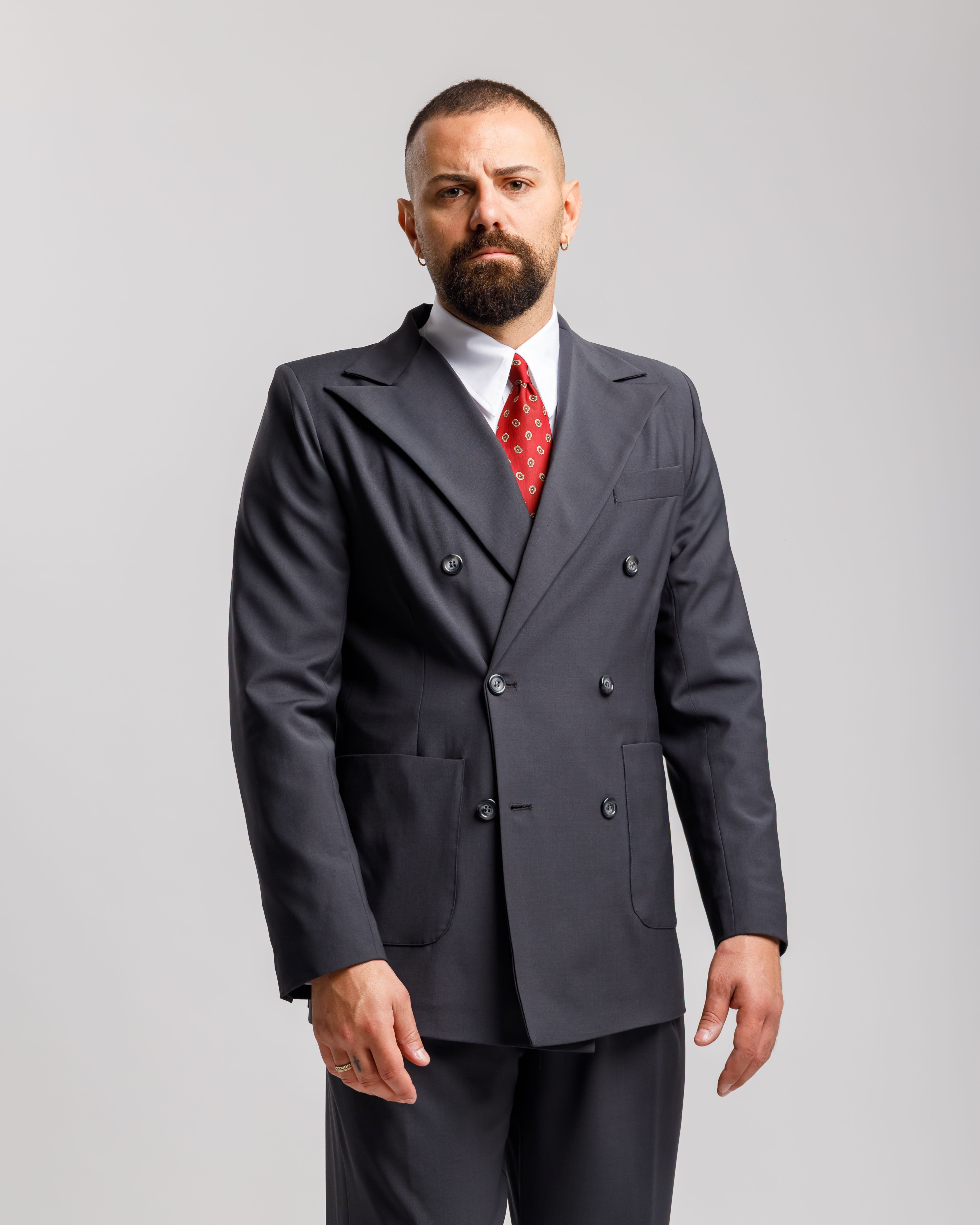 Giacca Napoli  -  Ma1053 Grigio Piombo