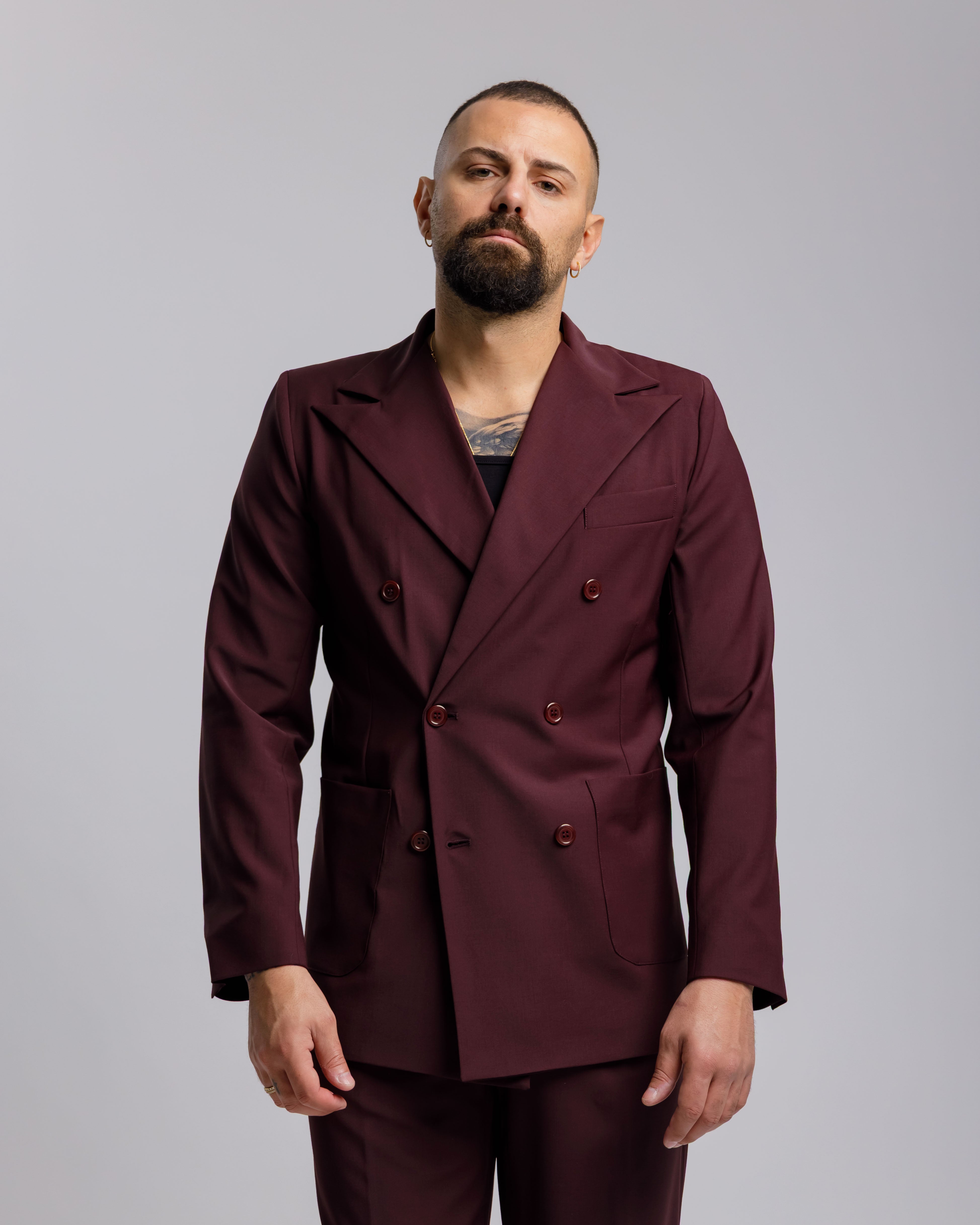 Giacca Napoli  -  Ma1053 Prugna