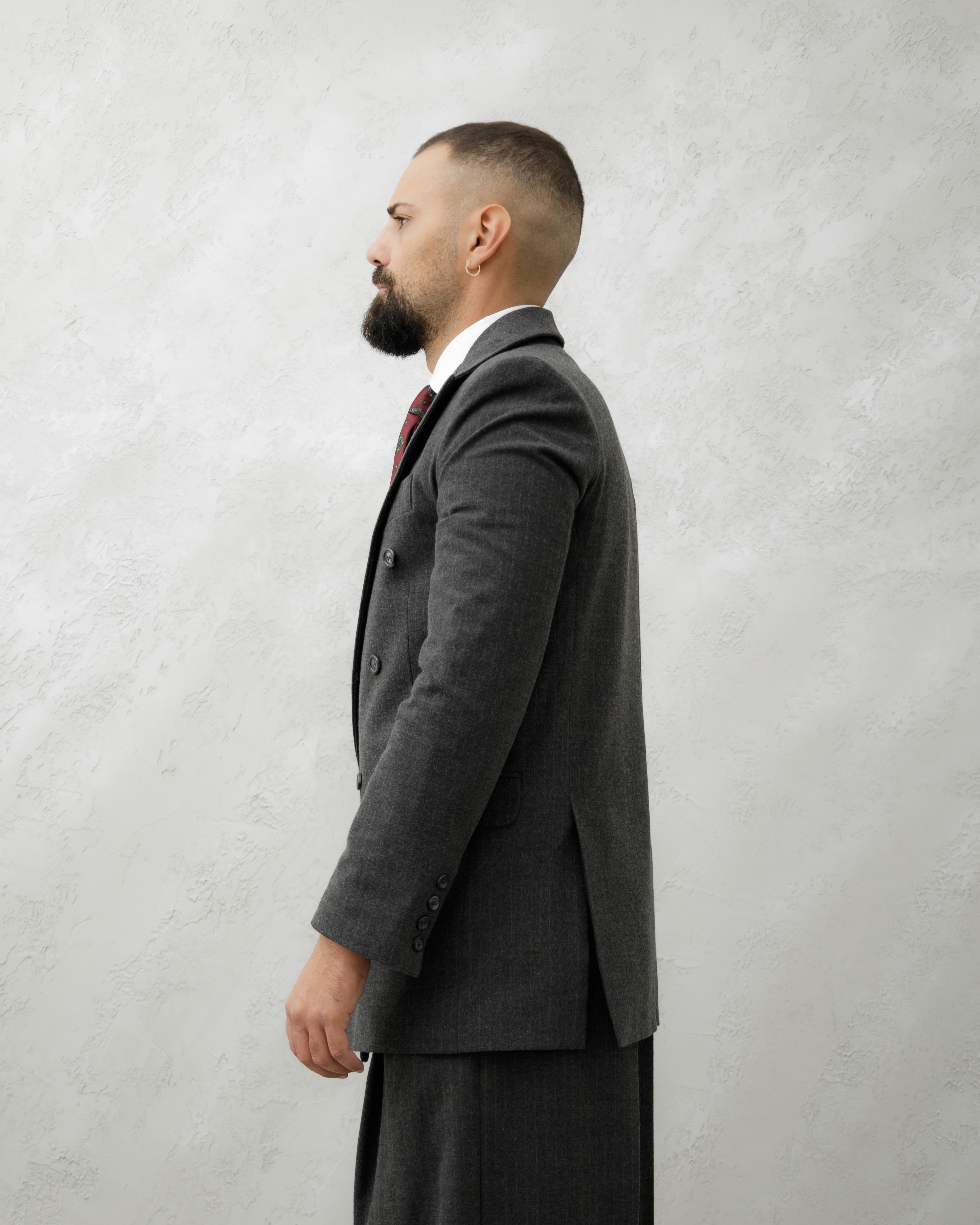 GIACCA PARIGI LANA -MA1029 GRIGIO