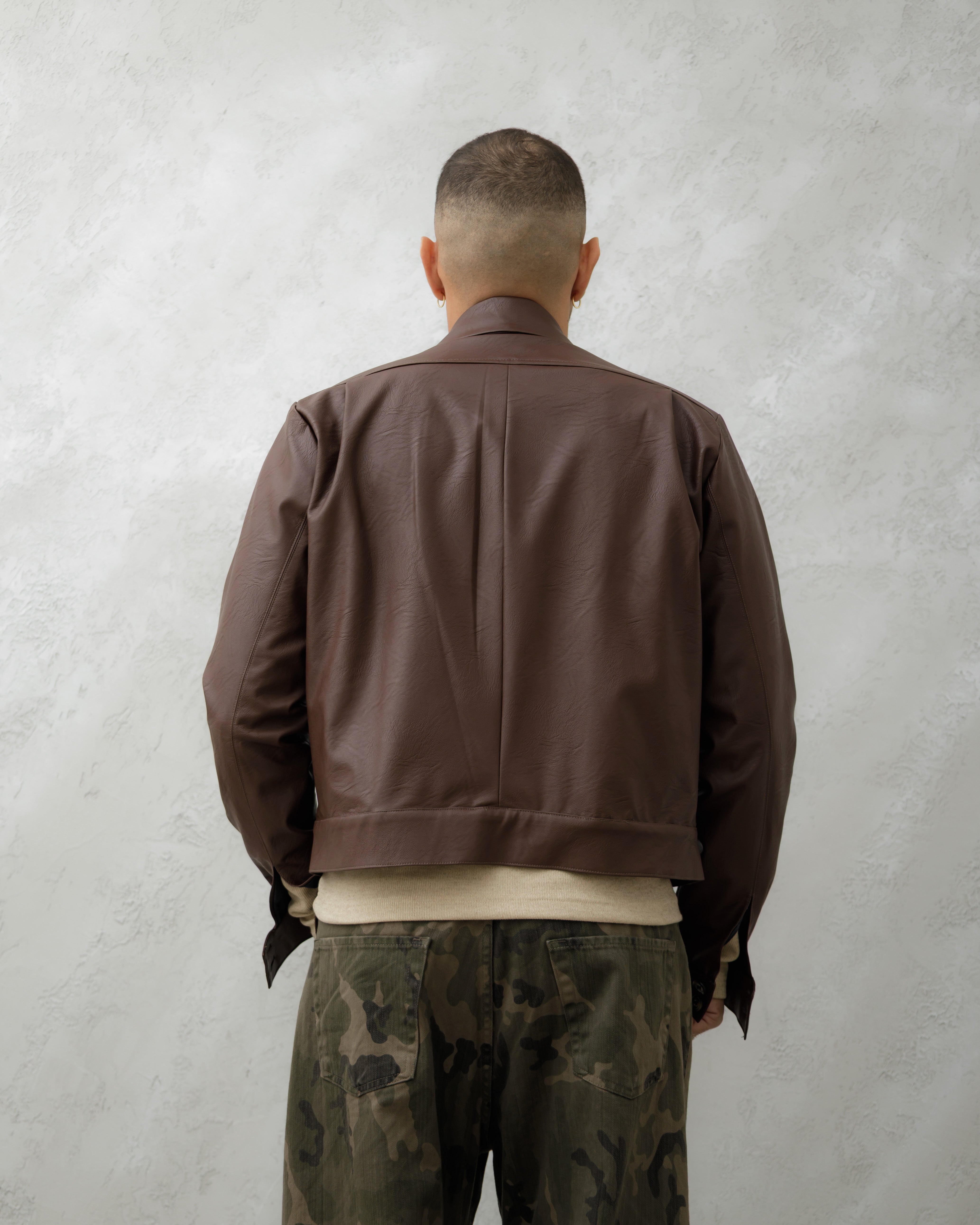 GIACCA CROP MA1019 LT Testa di moro