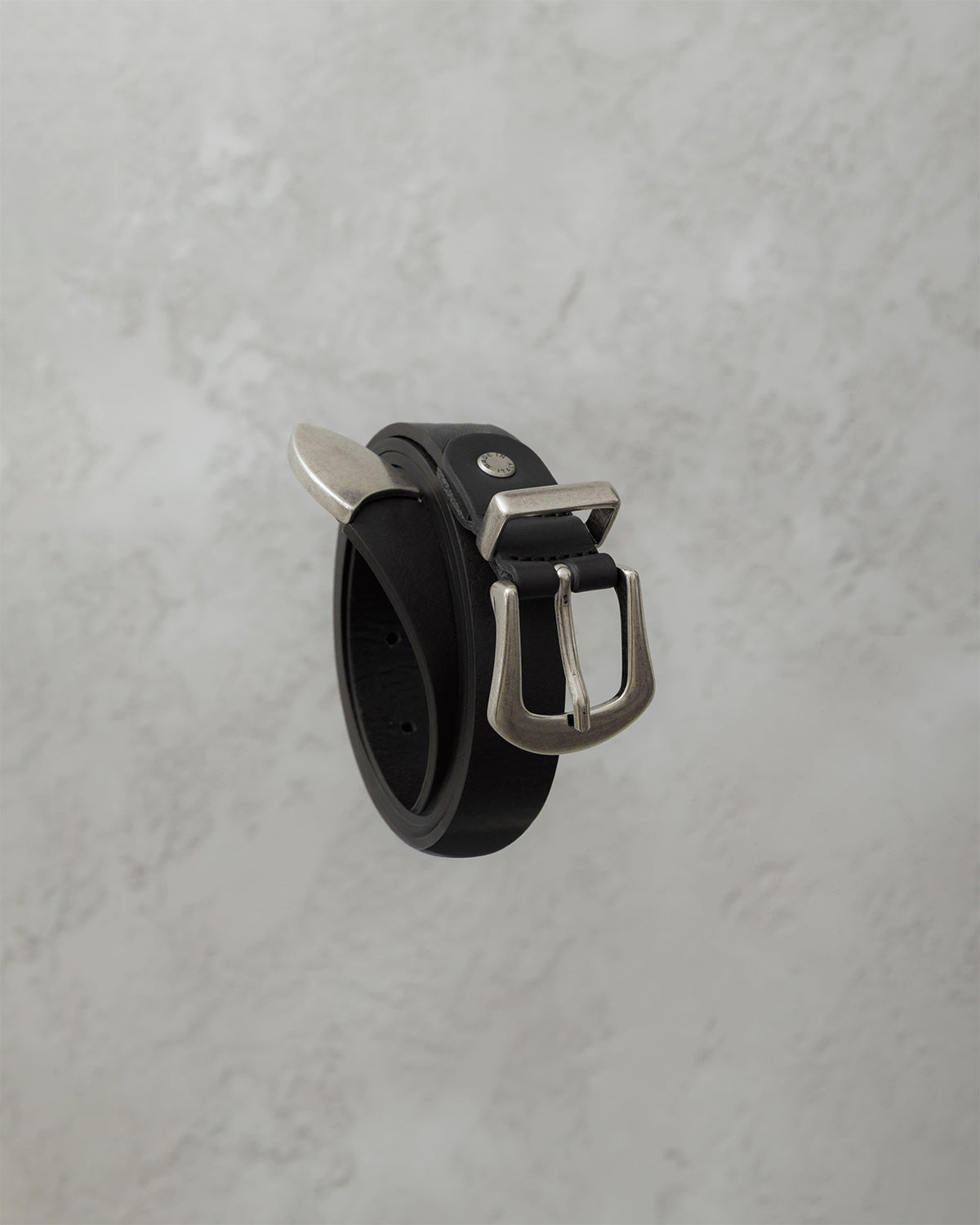 CINTURA IN PELLE - NERA 02