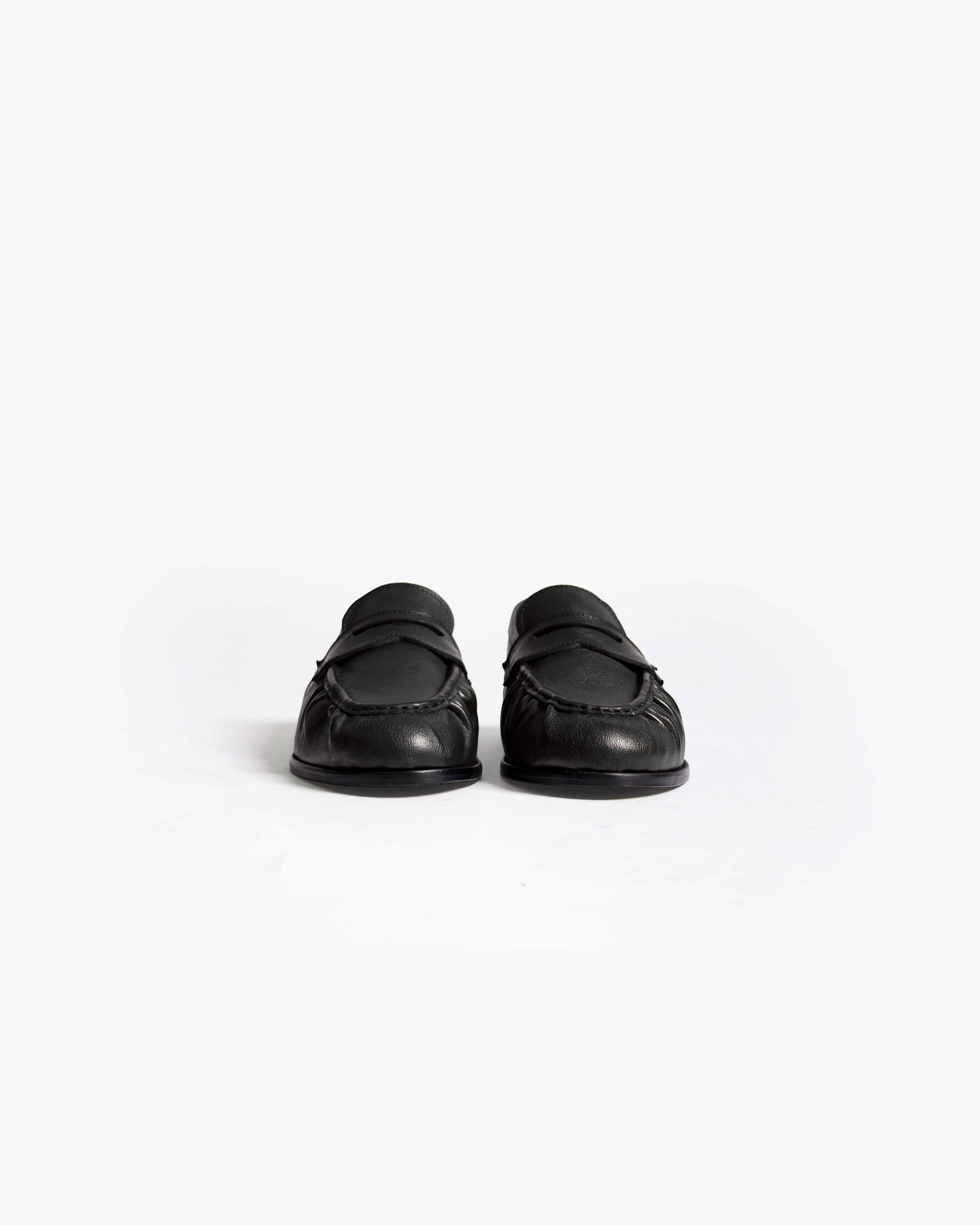 Mocassino in pelle penny - NERO