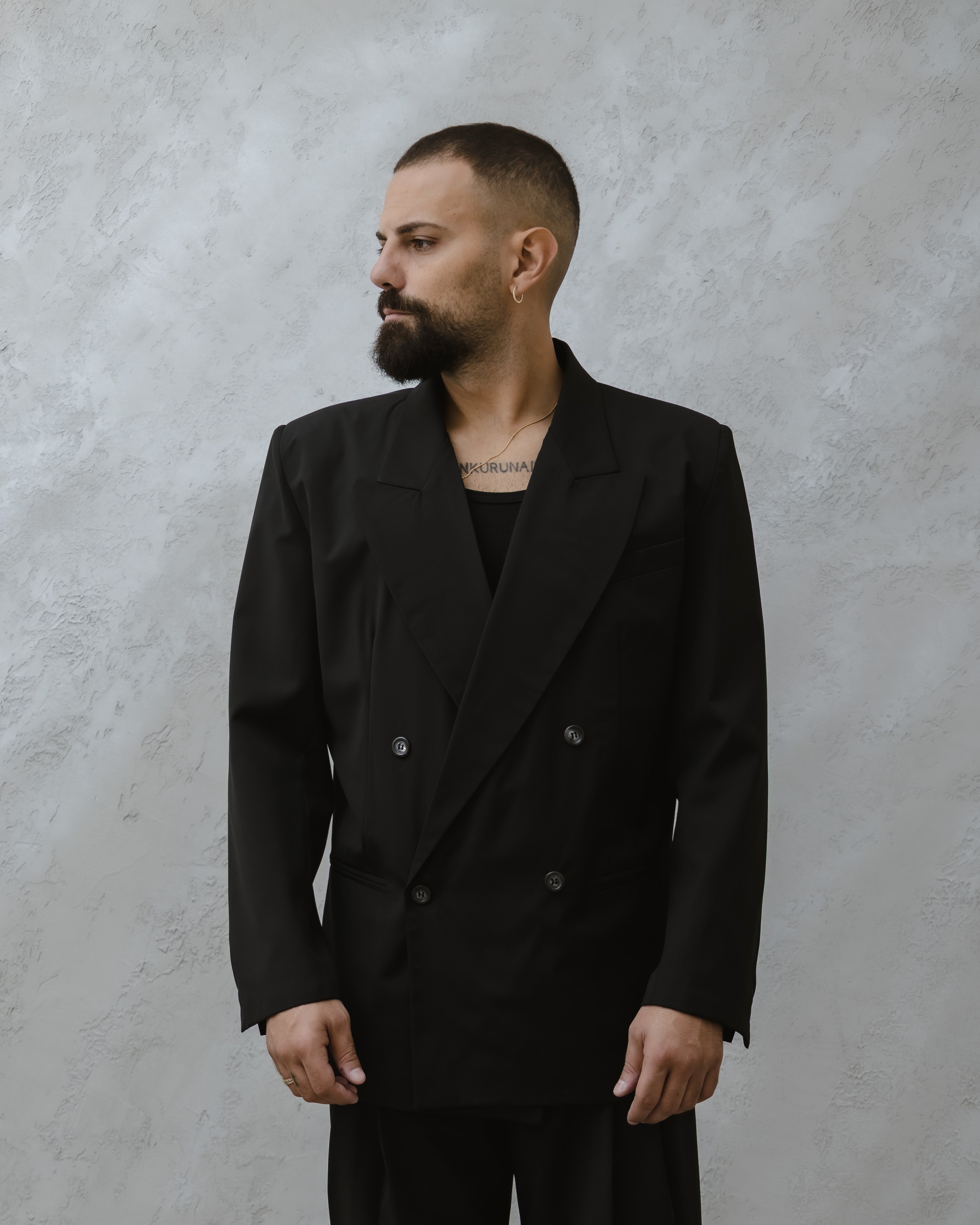 GIACCA LONDRA-MA1027 NERO