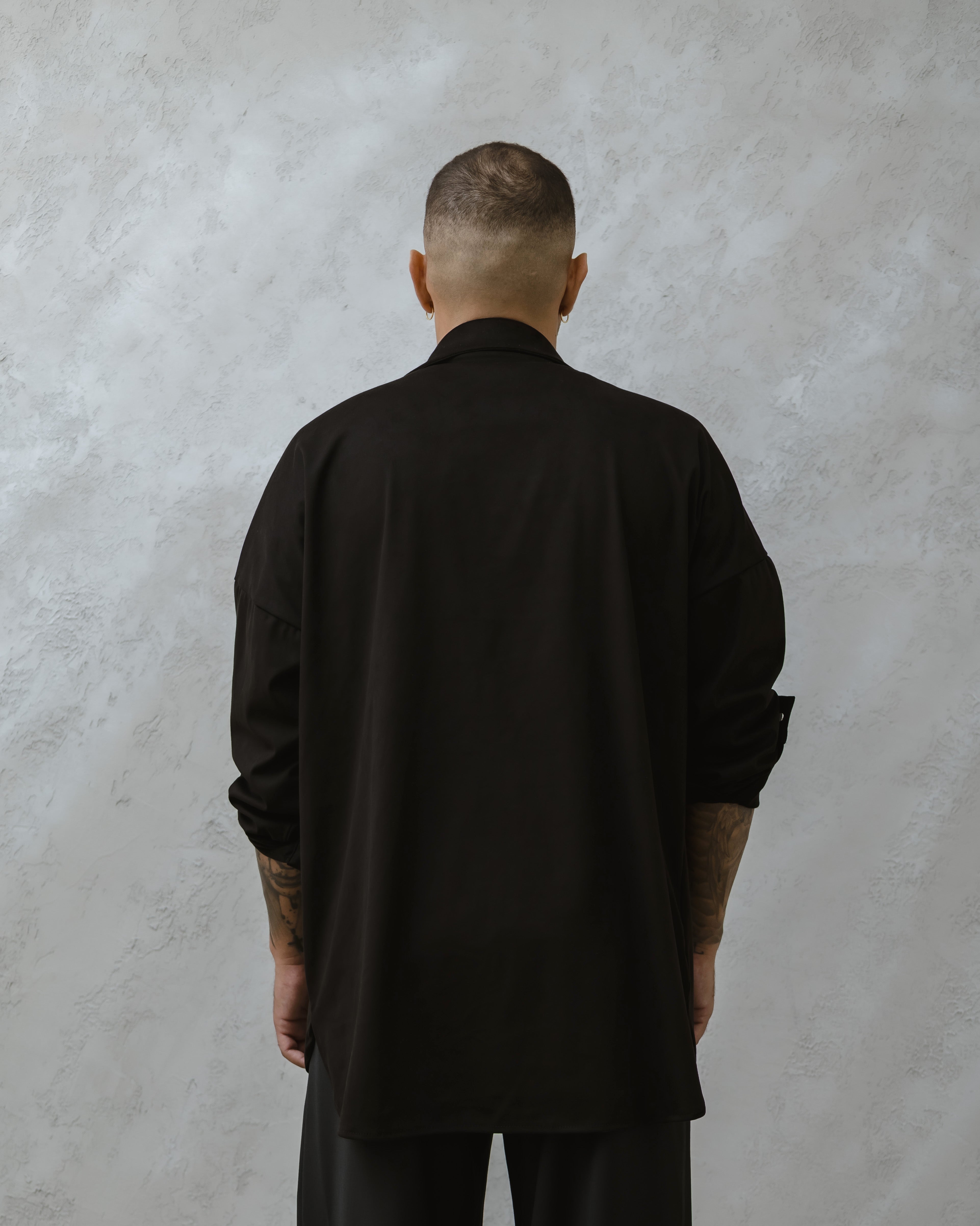 CAMICIA DAINETTO-MA1018 NERO