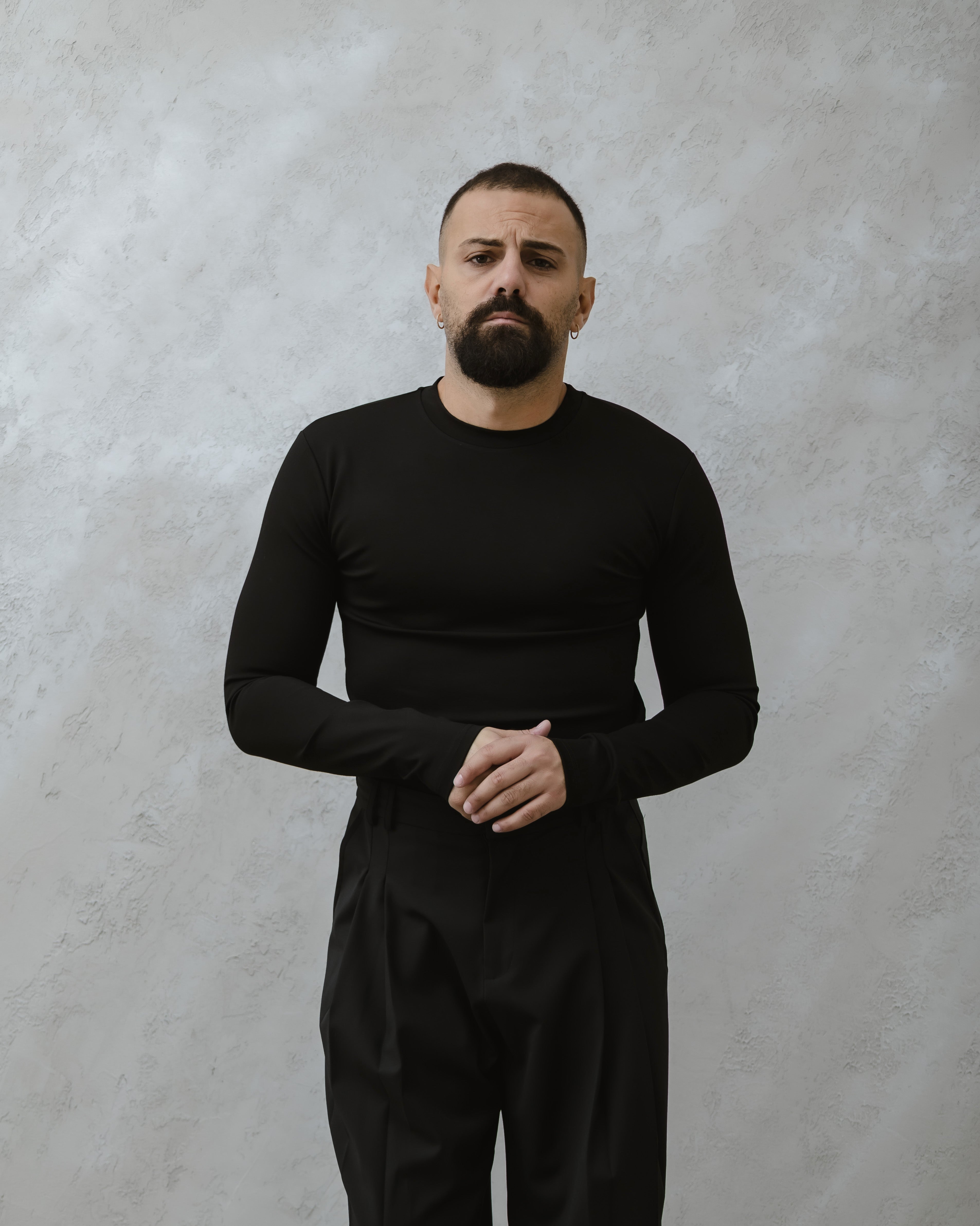 T-SHIRT GIROCOLLO PUNTO MILANO - MA1017PM NERO