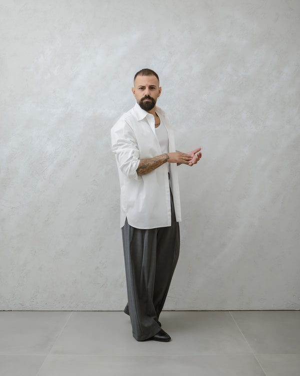 CAMICIA IN COTONE-MA1018