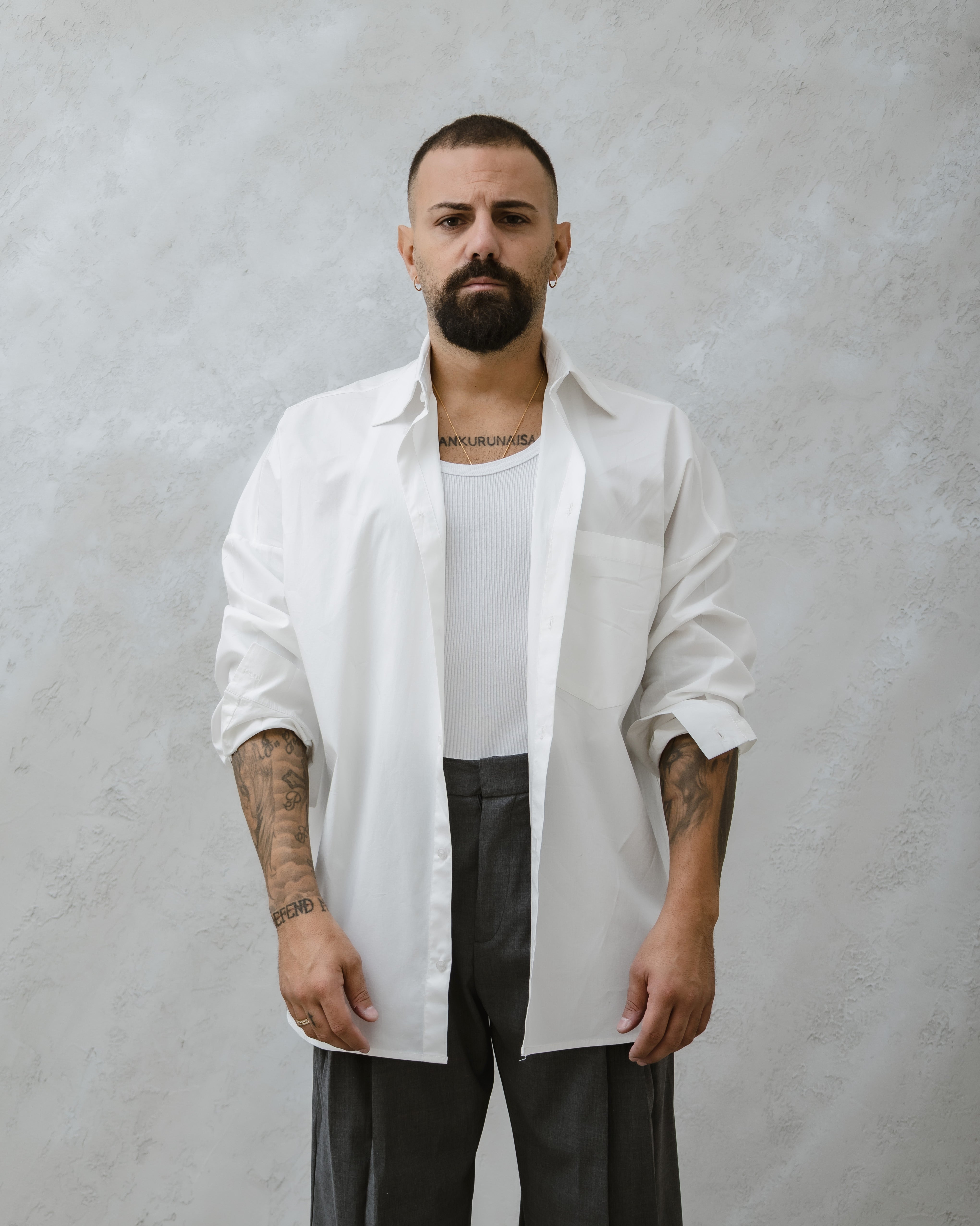 CAMICIA IN COTONE-MA1018