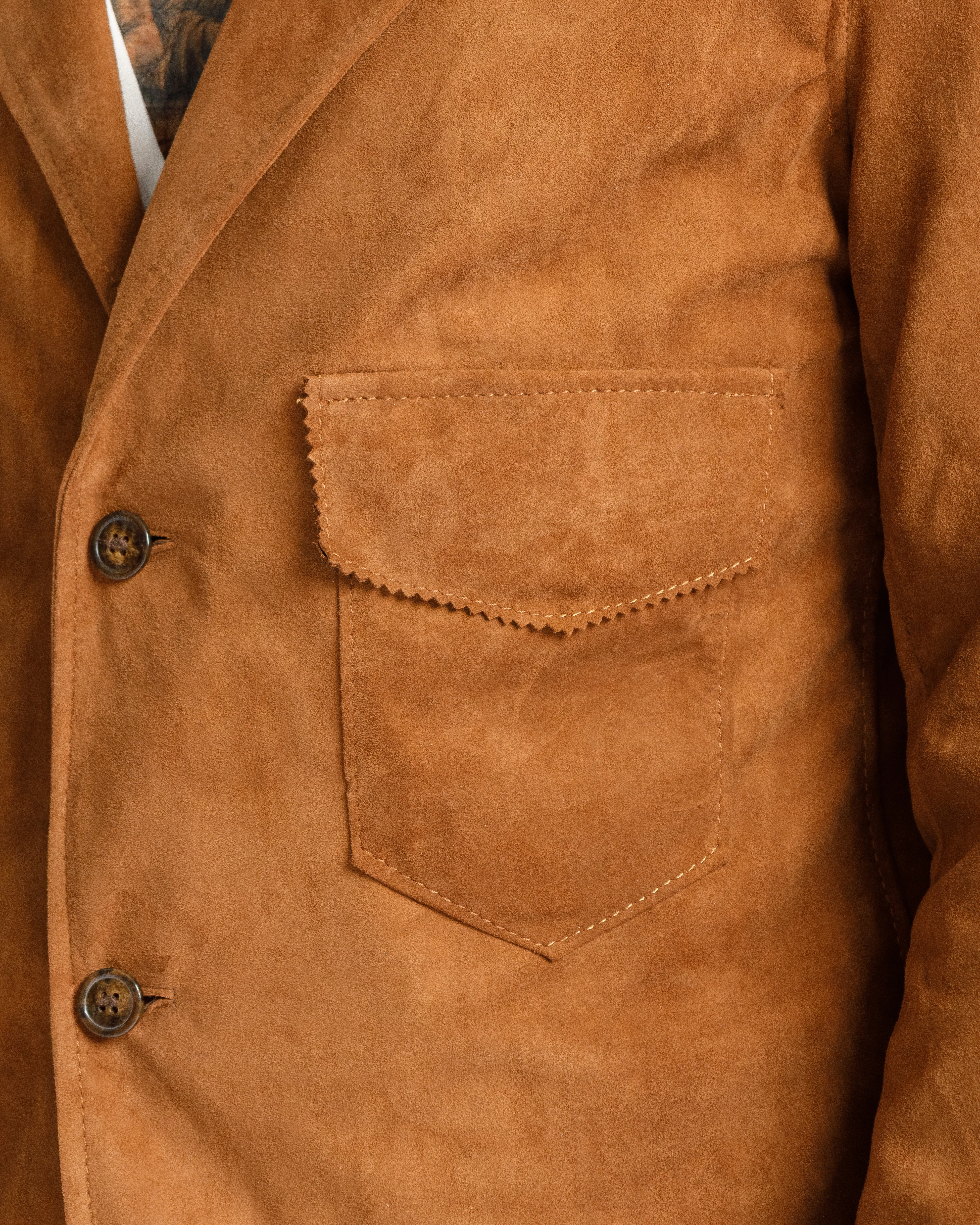 Giacca camoscio - MA71396 cognac